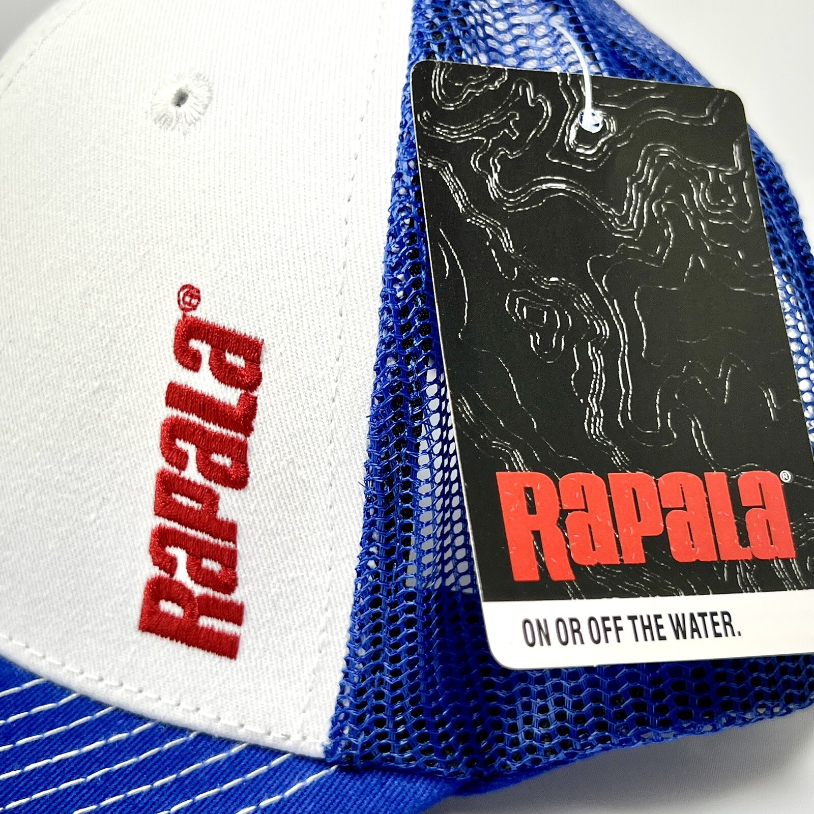 Rapala® Fishing Tackle Ball Cap Trucker Hat Mesh Adjustable Snapback NEW Tags