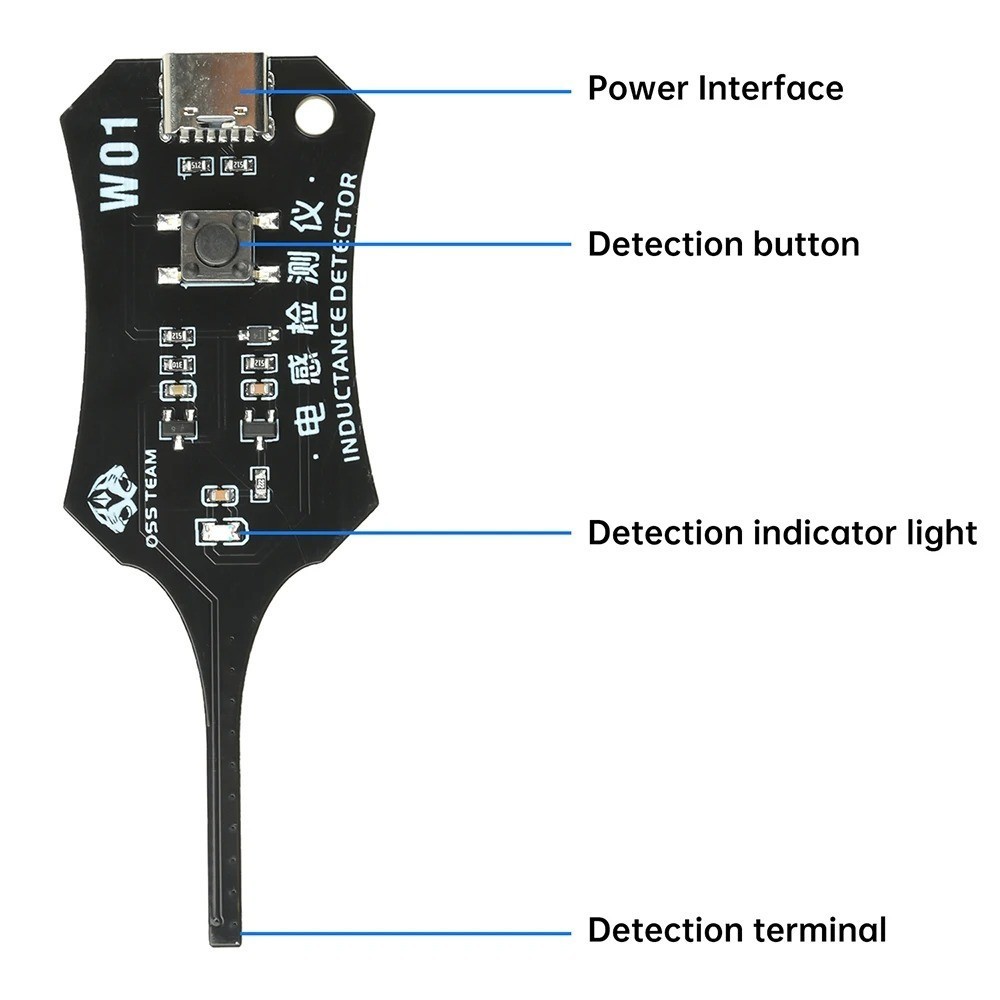 4pcs Inductance Tester W01 Inductor Detectors With Compactly Construction