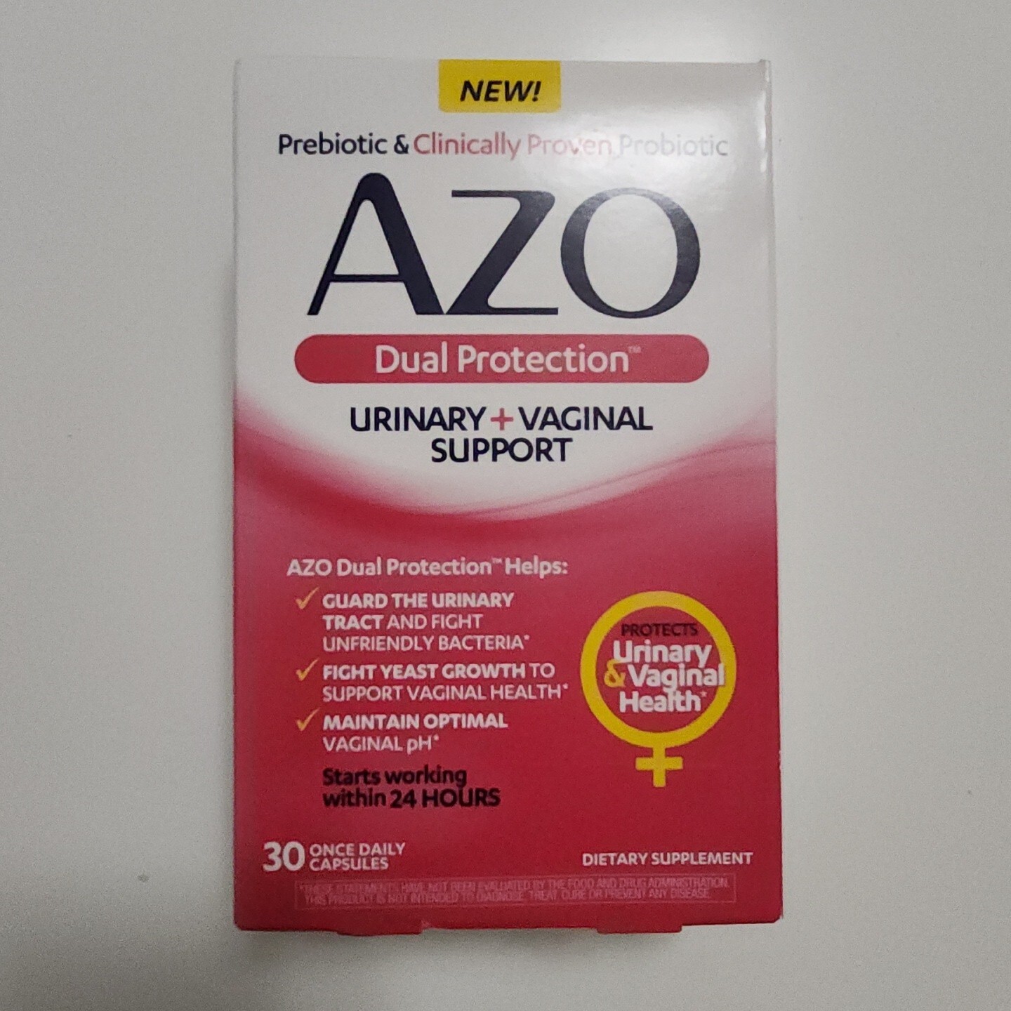AZO Dual Protection Urinary + Vaginal Support Exp 2027+
