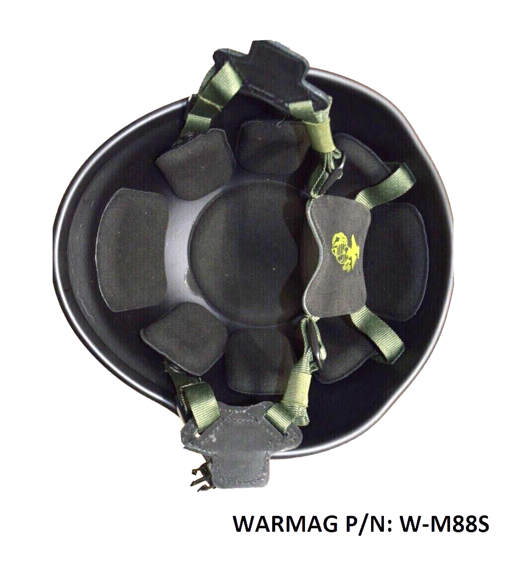 WARMAG 7.62 .357 5.7 NP550 Ballistic Steel M88 PASGT-Style Bulletproof Helmet