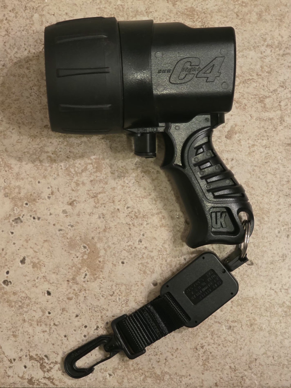 Dive Light C4 Underwater Kinetics UK BLACK ( NO BATTERY ) * TESTED *