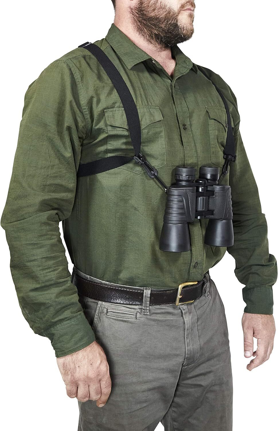 Allen Company 4 Way Adjustable Deluxe Binocular Strap, Black, Multi, One Size