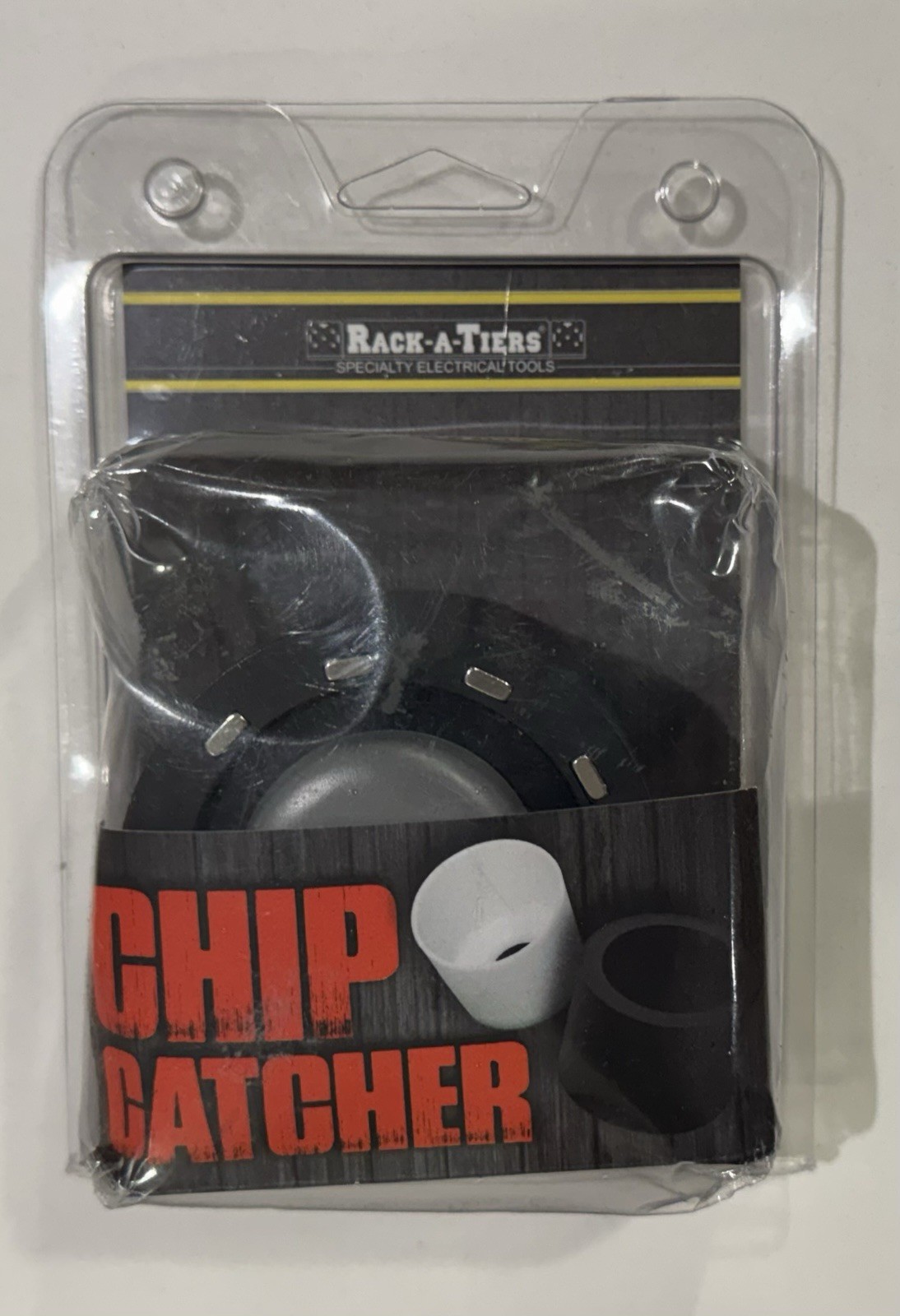 Rack-A-Tiers 84100 Chip Catcher- Magnetic Metal Shavings Catcher Open-Box