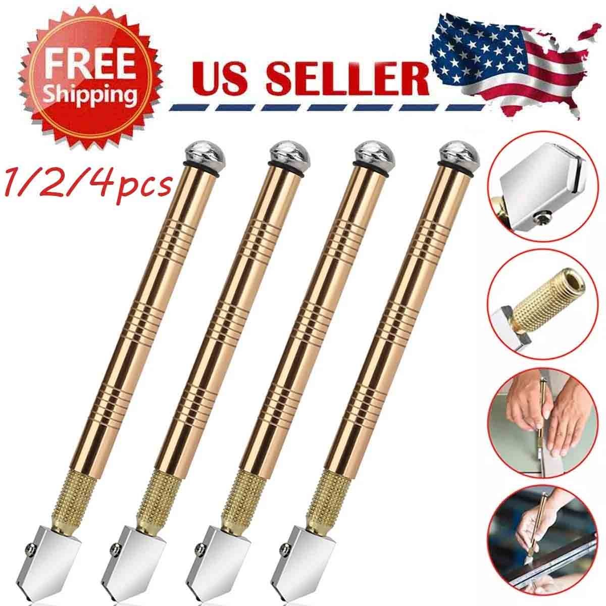 Professional Glass Cutter Carbide Precision Anti-Slip Cutting Tool New