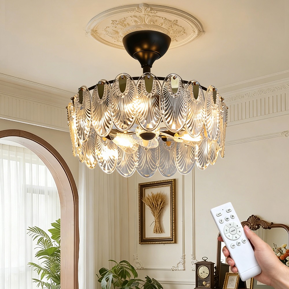 Adjustable Brightness Crystal with Remote Modern Decor Lamp for Conservatory