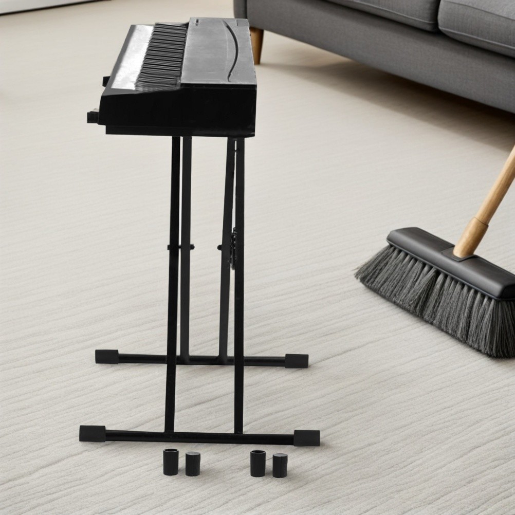 8 Sets Electronic Keyboard Stand Feet - Round Replacement Rubber Digital Piano