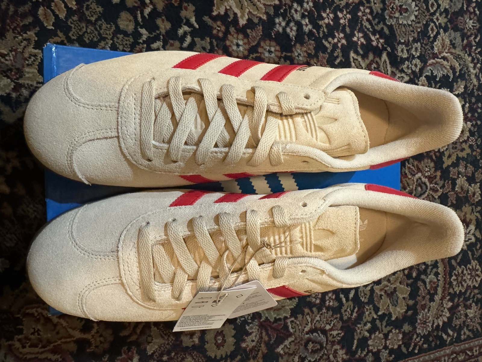 Adidas Men's Gazelle Originals Size 11 Sand Strata Scarlet |JH5393| NIB