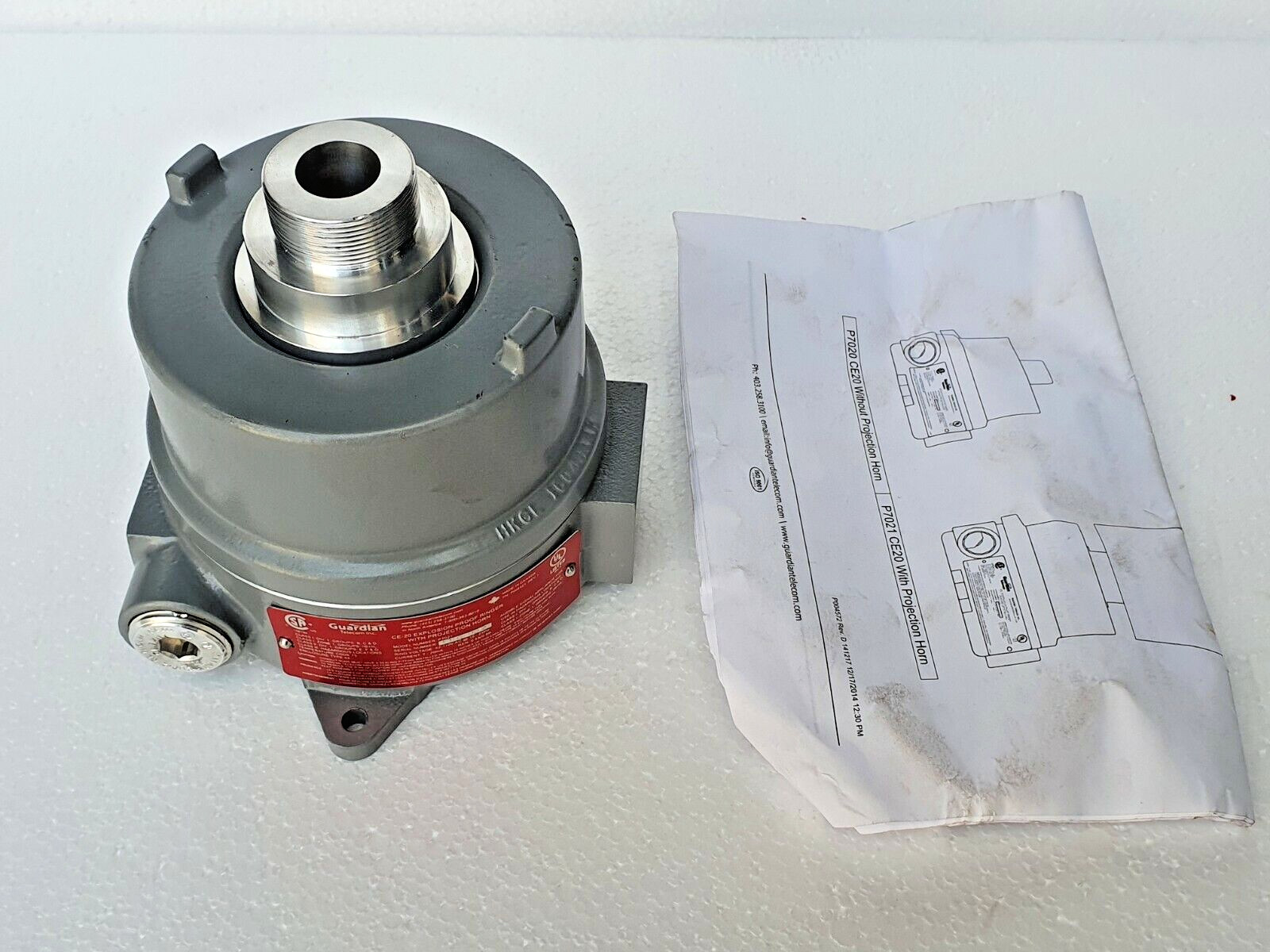GUARDIAN P7021 CE-20 Explosion Proof Ringer Without Horn, Line Powered # NEW