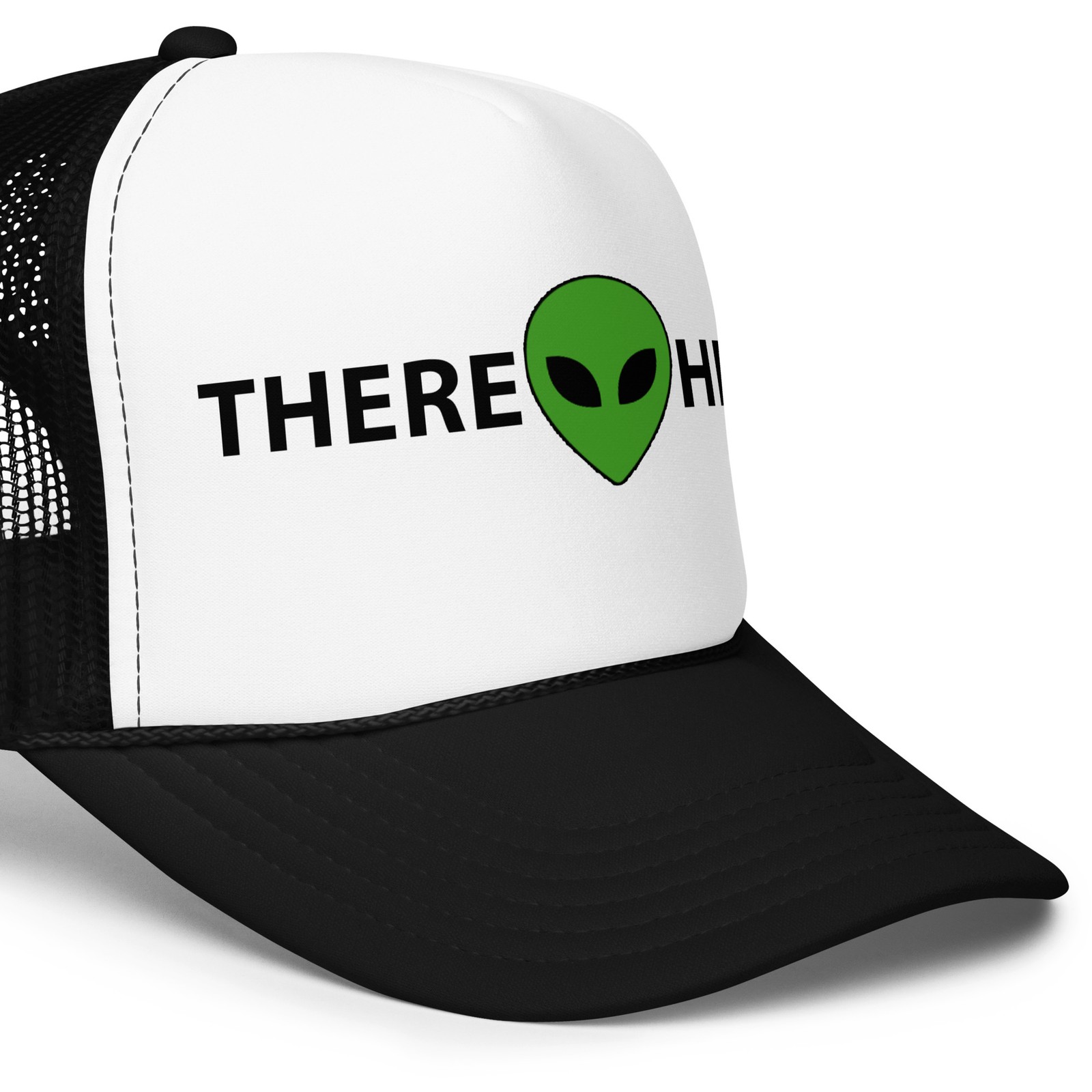 There Here Alien Trucker Hat