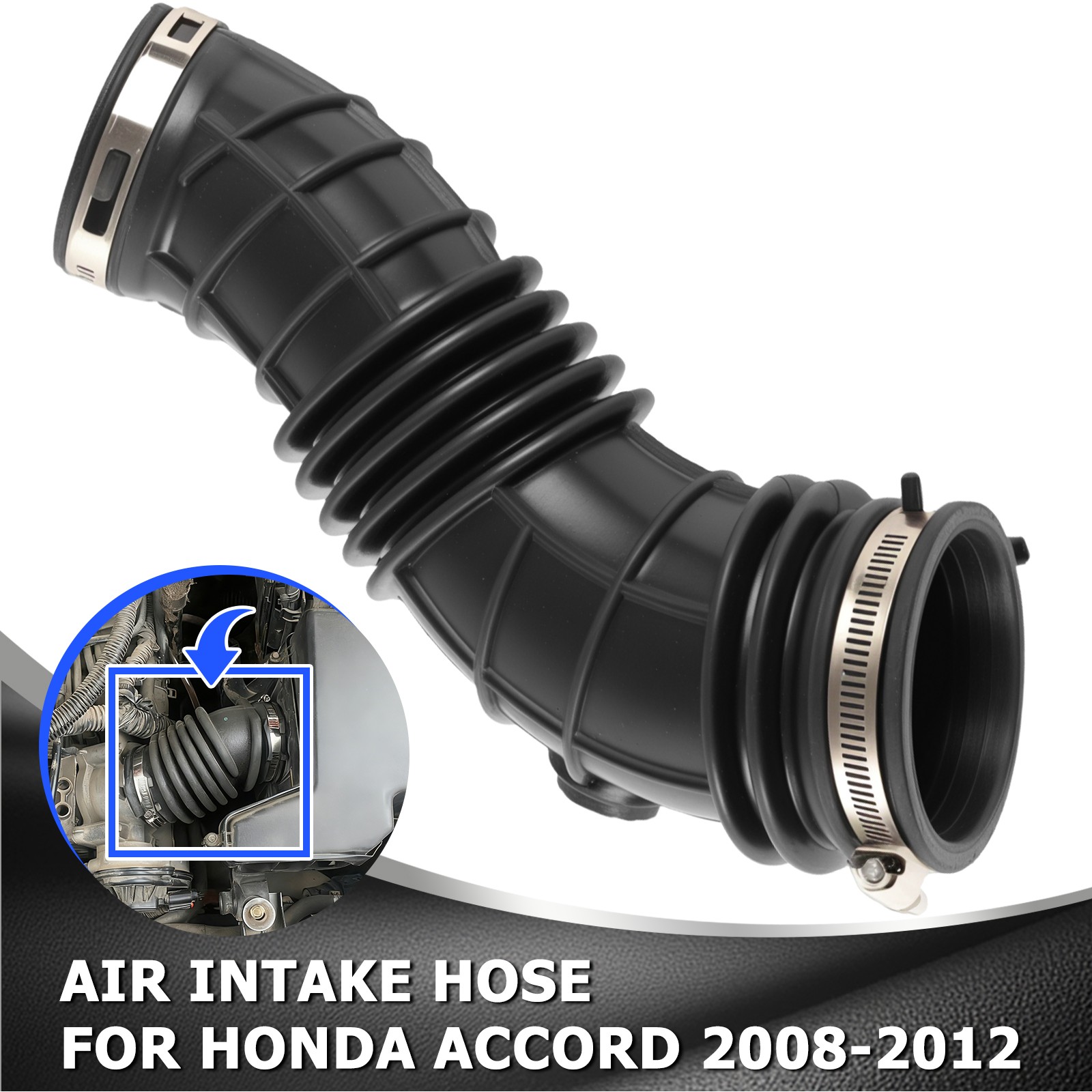 Engine Air Cleaner Intake Hose Duct Tube Boot For Honda Accord 2008~12  L4  2.4L