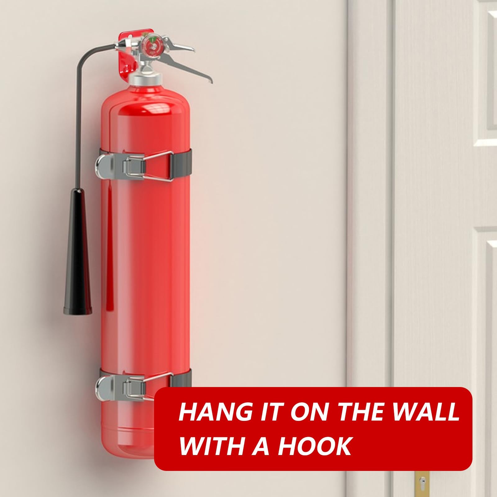 Fire Extinguisher Mounts & Brackets,4 Pack Fire Extinguisher Brackets and Hol...
