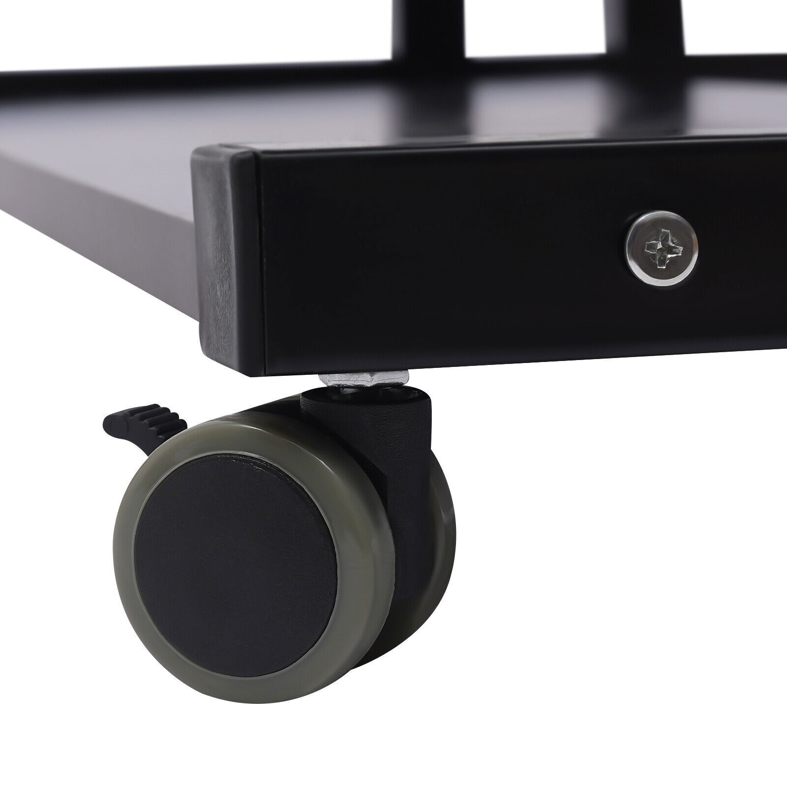 Mobile Rolling Computer Desk Laptop Table Stand w/ Wheel Home Office Workstation