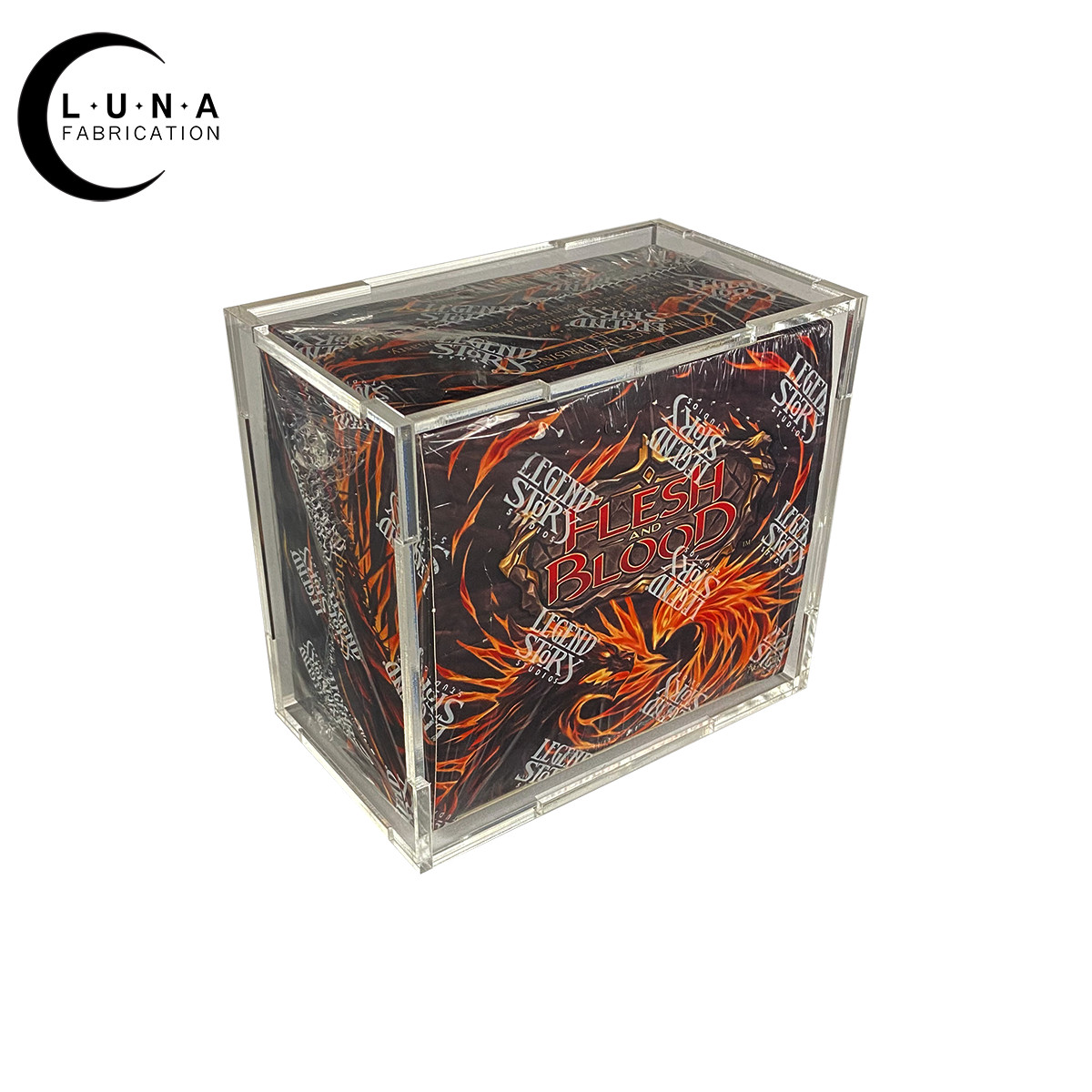 Acrylic Display Case for Flesh and Blood Booster Box UPRISING Set