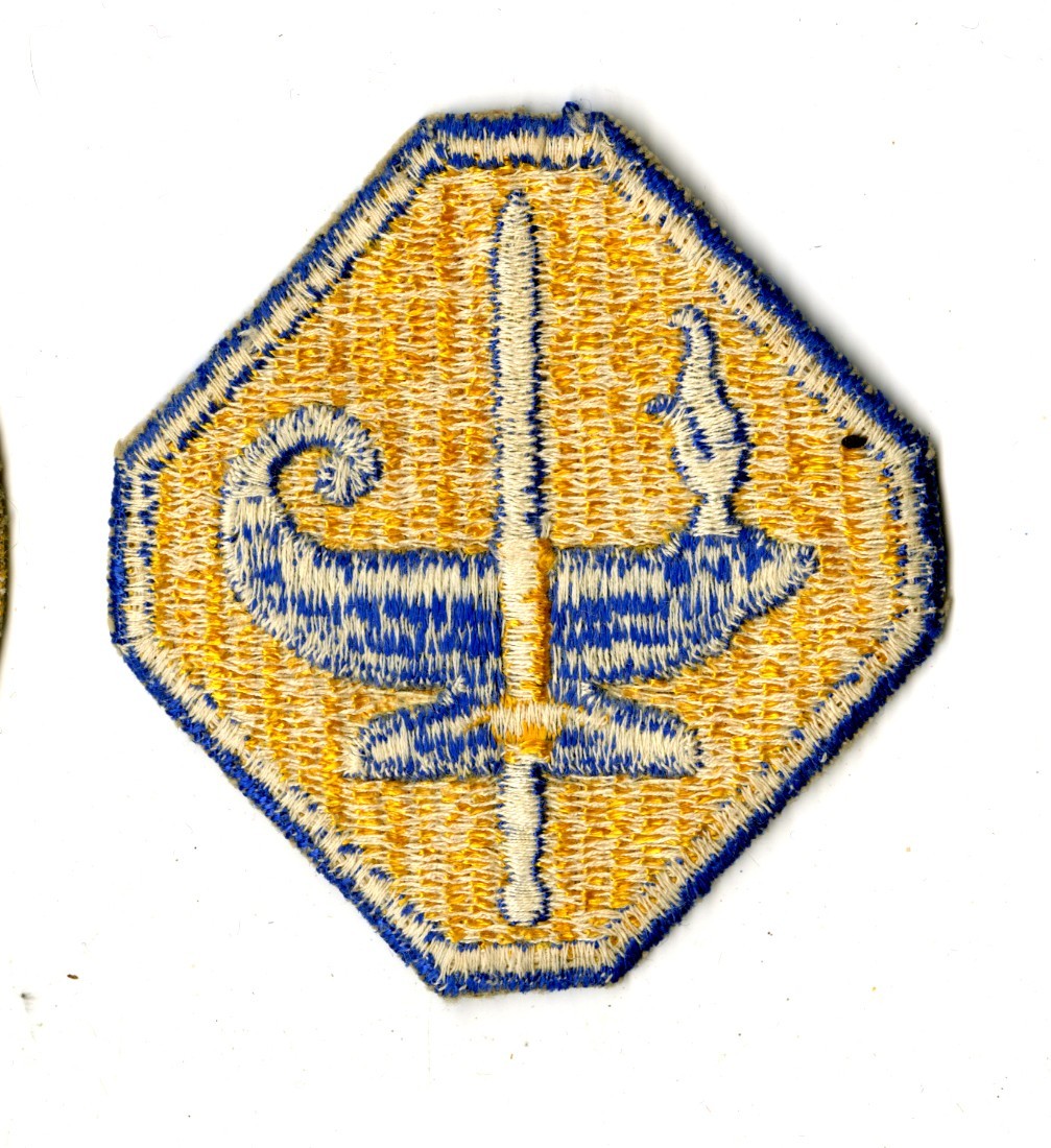 Army Specialized Training Program White Back Patch WWII Vintage
