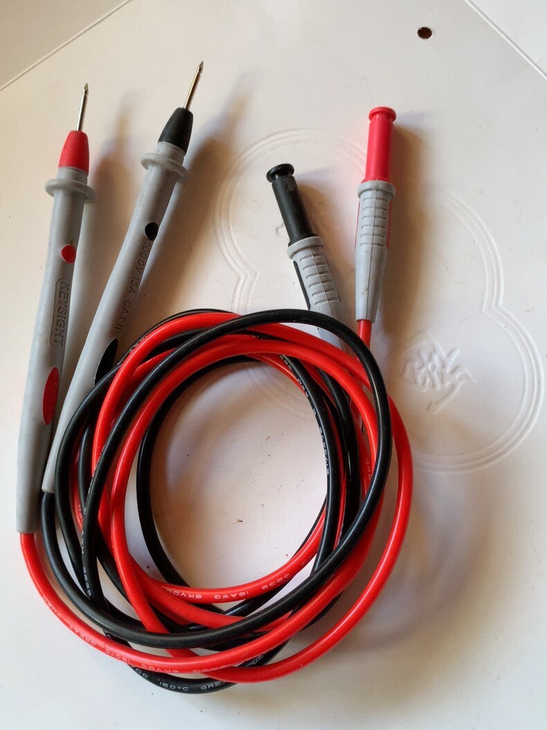 1PC Used Keysight 34138A Test Lead Set 34138A-37904 for Multimeter Probe