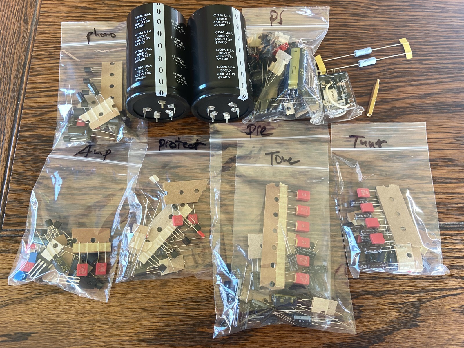 Pioneer SX-850 Complete Rebuild Kit High-Quality Receiver Recap Caps Transistors