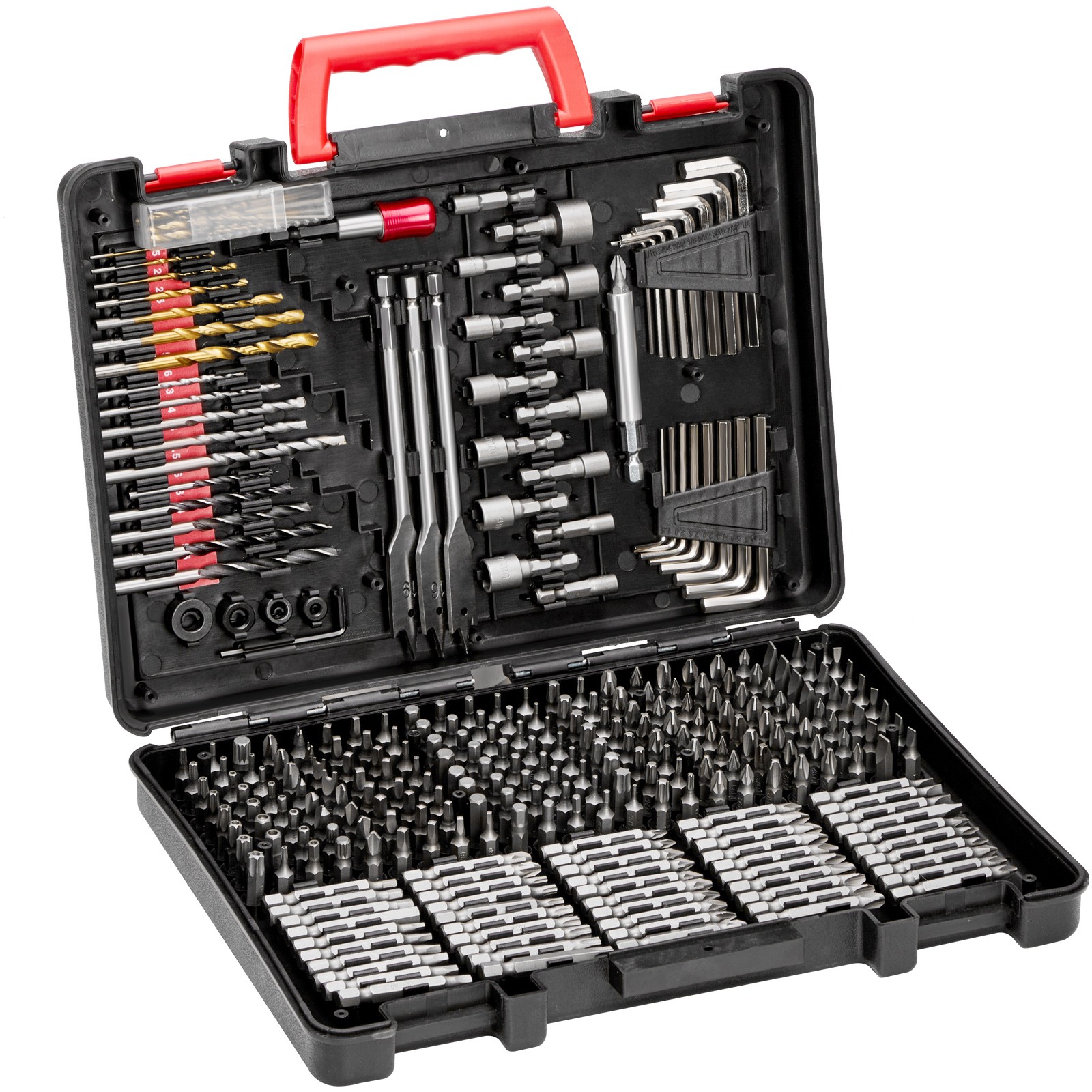 Uimoso Drill Bit Set 318PCS Screwdriver Bit Set with Carrying Case Multi-purpose