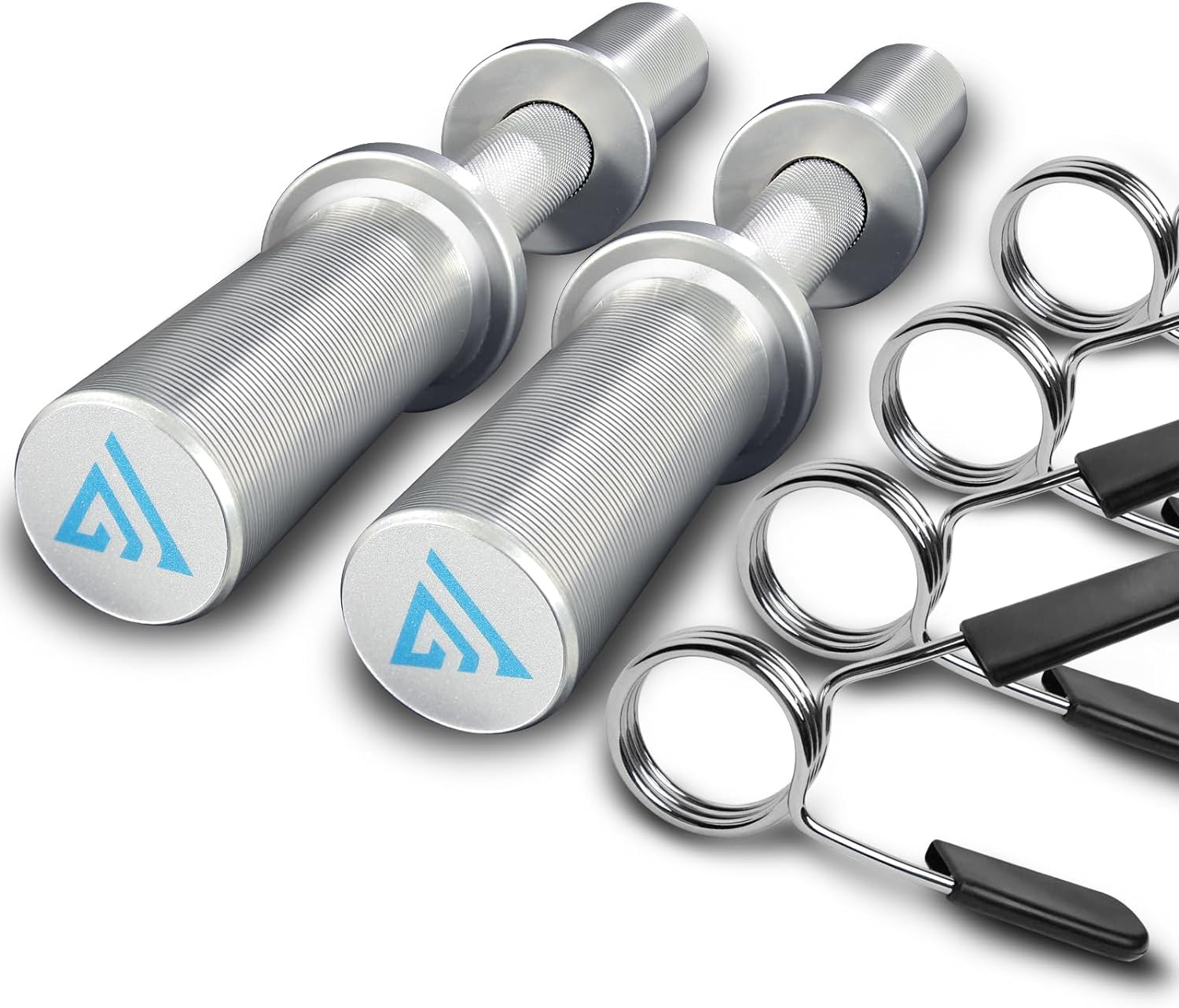16" Olympic Dumbbell Handle, Dumbbell Bar for 2-Inch Olympic Weight Plates
