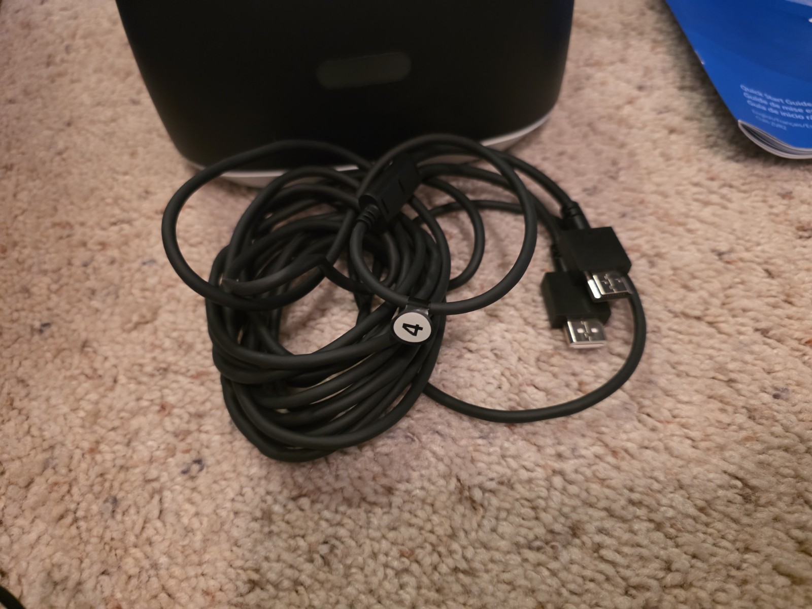 Sony PlayStation VR PSVR Bundle w/ 2 Move + 1 Aim controller, Cables included