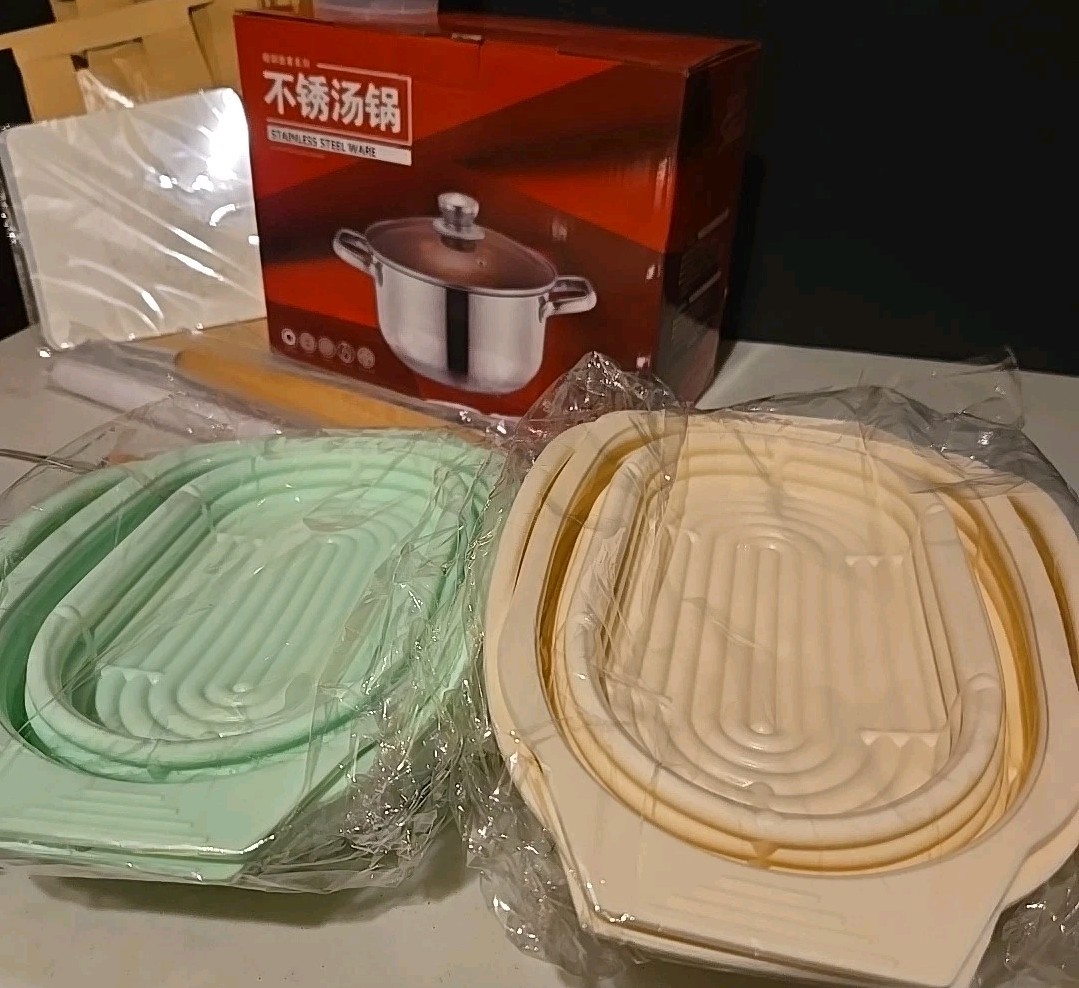 Sourdough Starter Kit Bread Baking Supplies Proofing Basket Jar Tools Set NEW!!