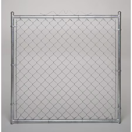 Zoro Select 4Lvn2 Chain Link Walk Gate, 9 Ga, 48 W X 72 In H,  4Lvn2