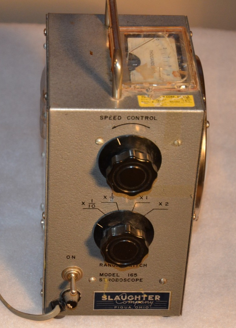 Vintage Stroboscope Strobe Slaughter Company Model 165