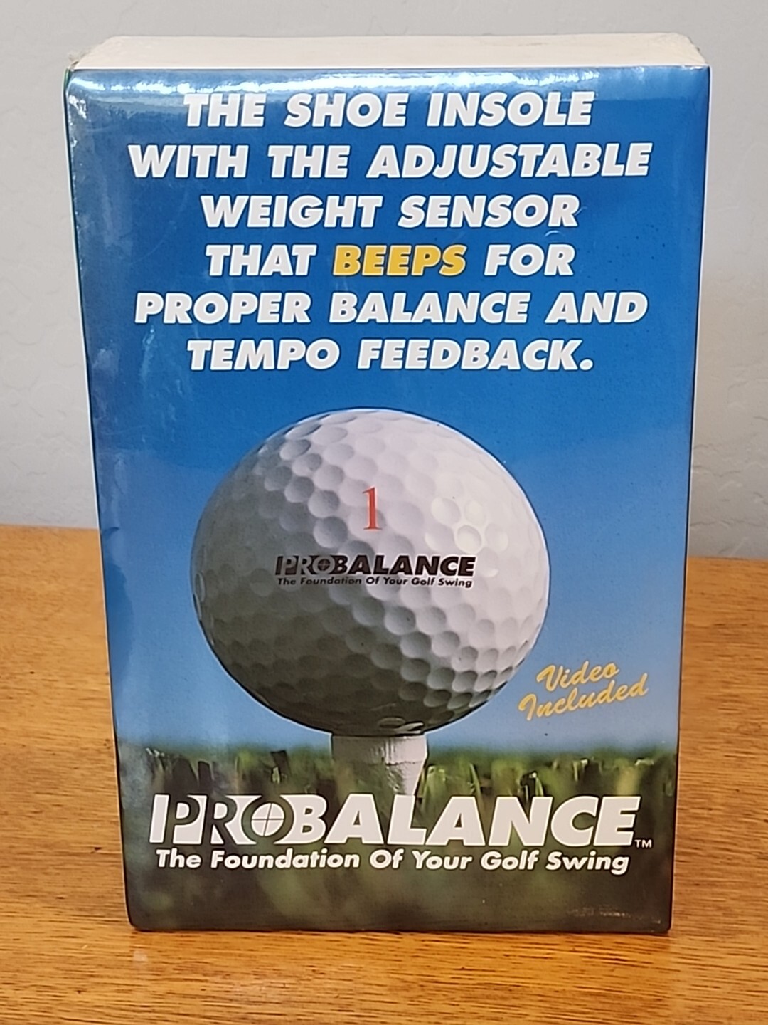Vintage Pro Balance Shoe Insole Golf Balance Meter Mike Malaska 97 Factory Seal