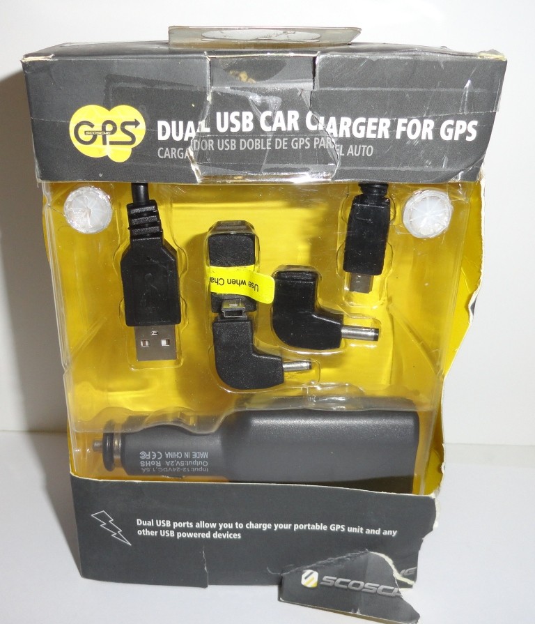 Scosche Dual USB Car Charger for GPS