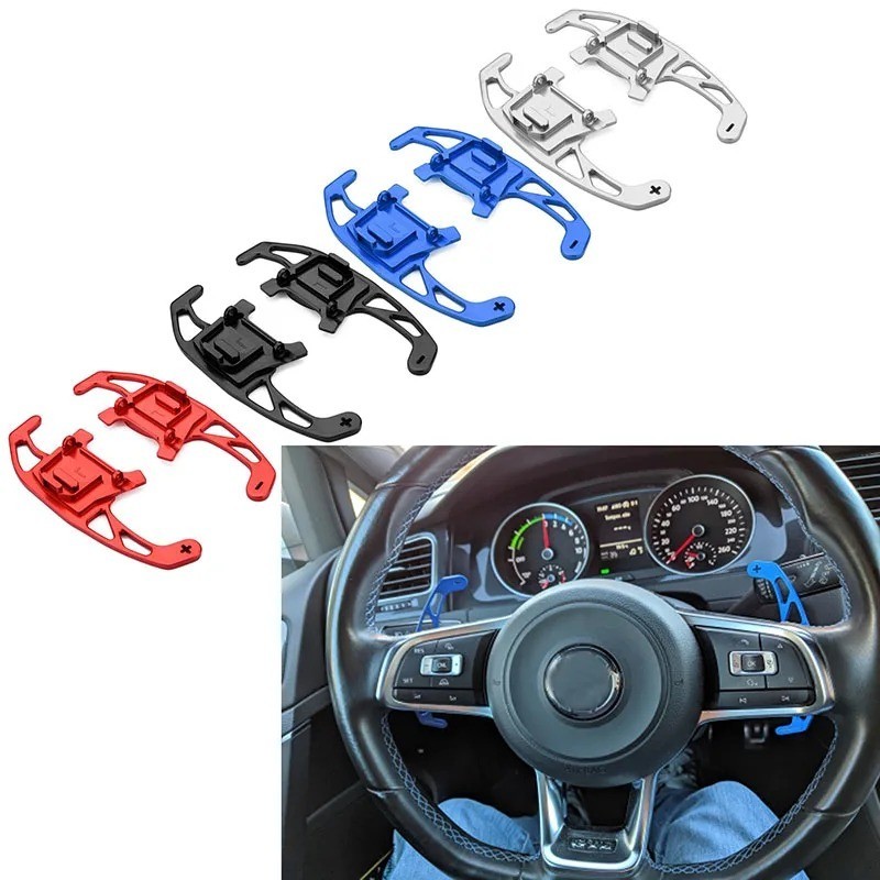 Steering Wheel Shift Paddle Shifter Extension for VW Golf MK7 GTI R Polo