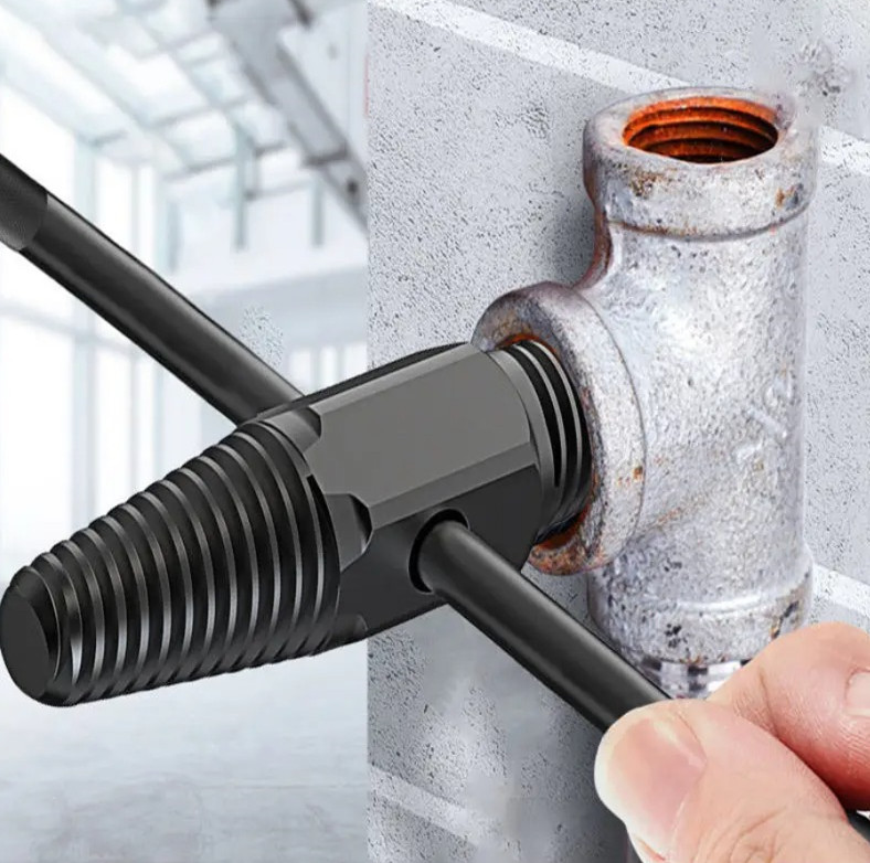 1pc Double Head Wrench Pipe Remover Broken Screw Extractor Tool Set - NEW
