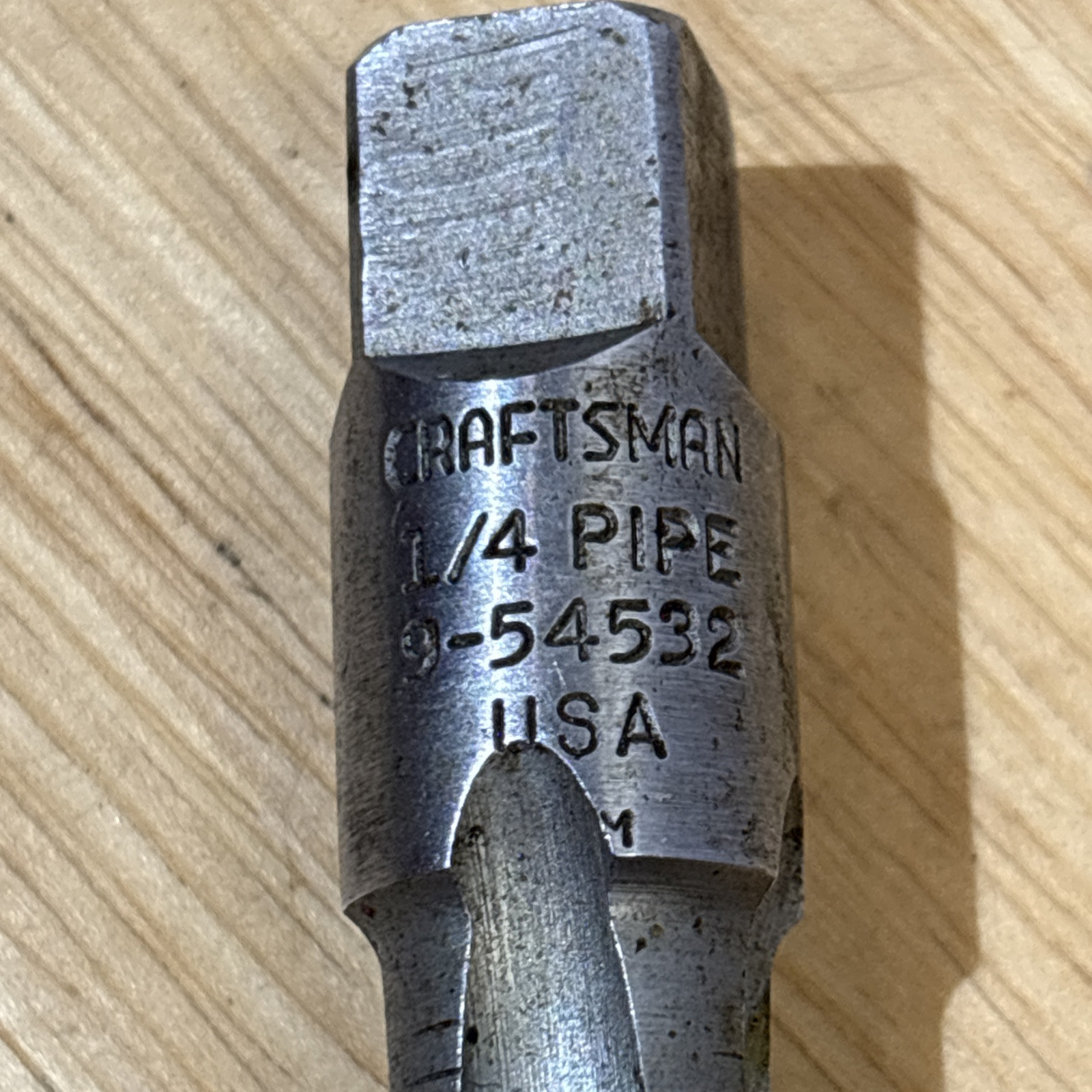 Craftsman 1/4" Pipe Tap 9 54532 USA