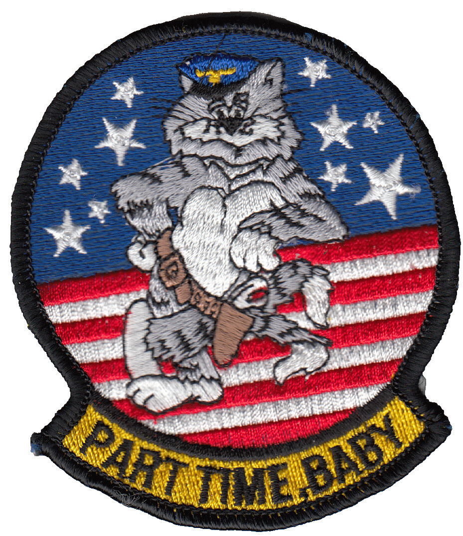 TOMCAT FELIX PART TIME,BABY! SHOULDER PATCH