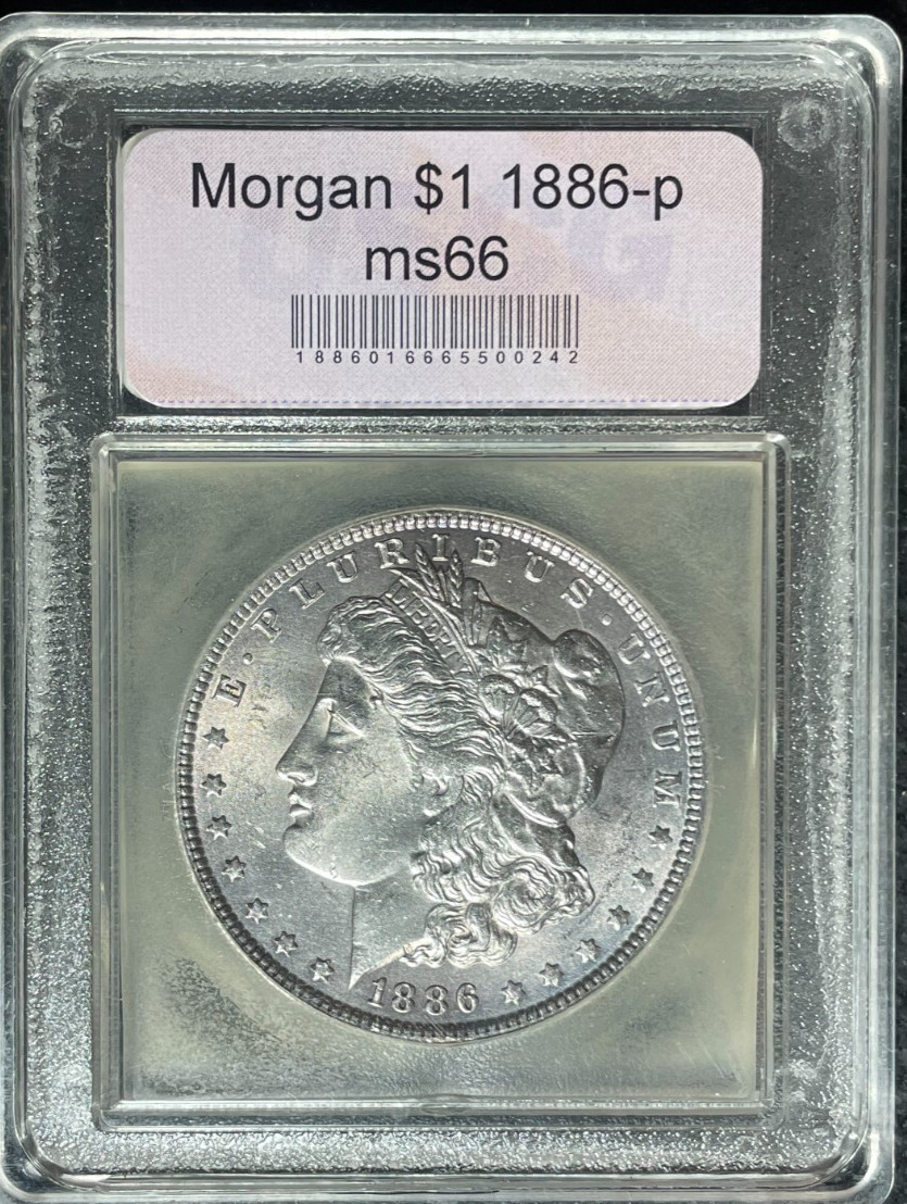 1886 MORGAN SILVER DOLLAR ~ ~NICE COIN~REF#USC