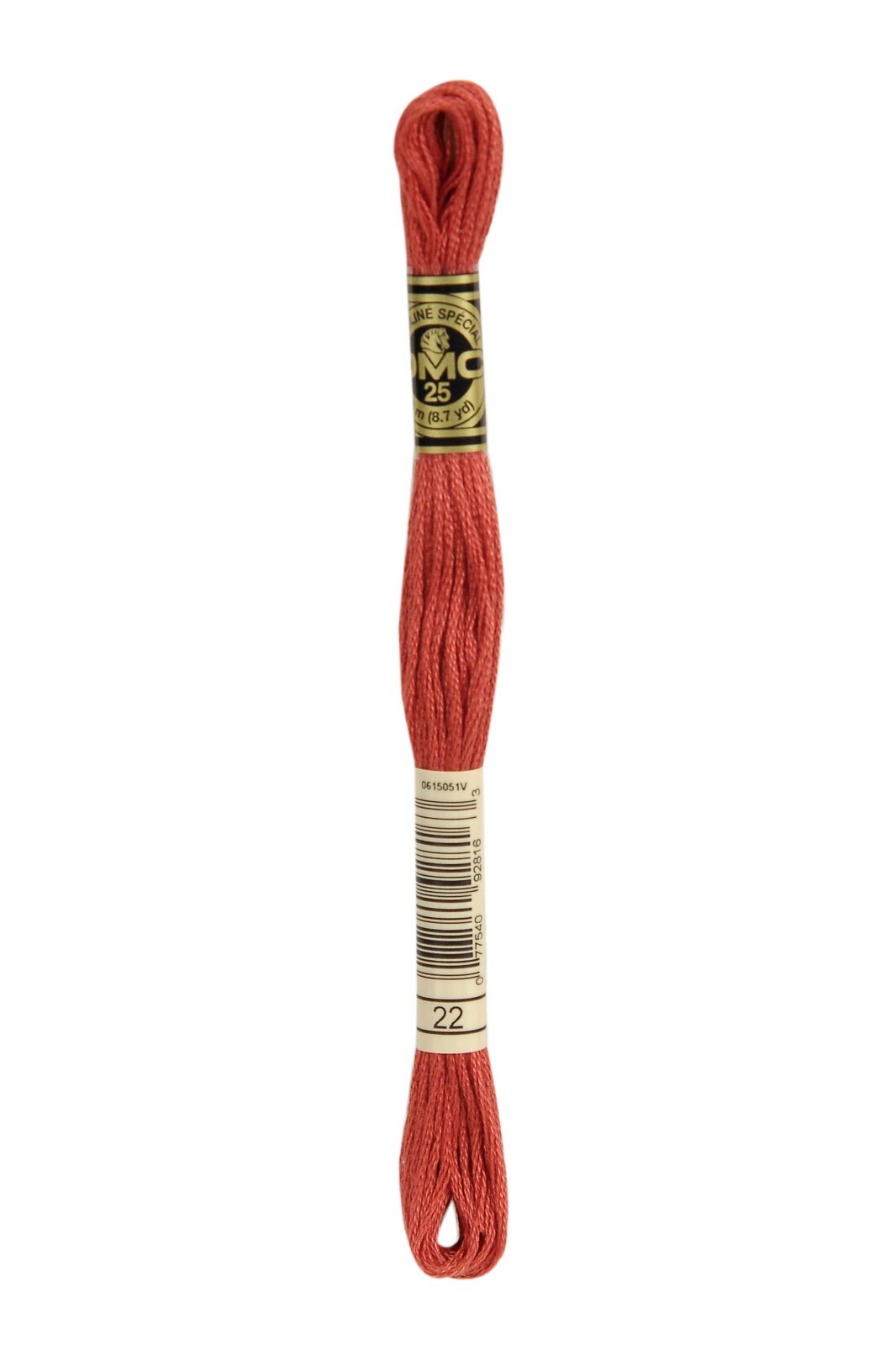 DMC - Color # 22 - (Ruby) -- Embroidery Floss -- Per Skein