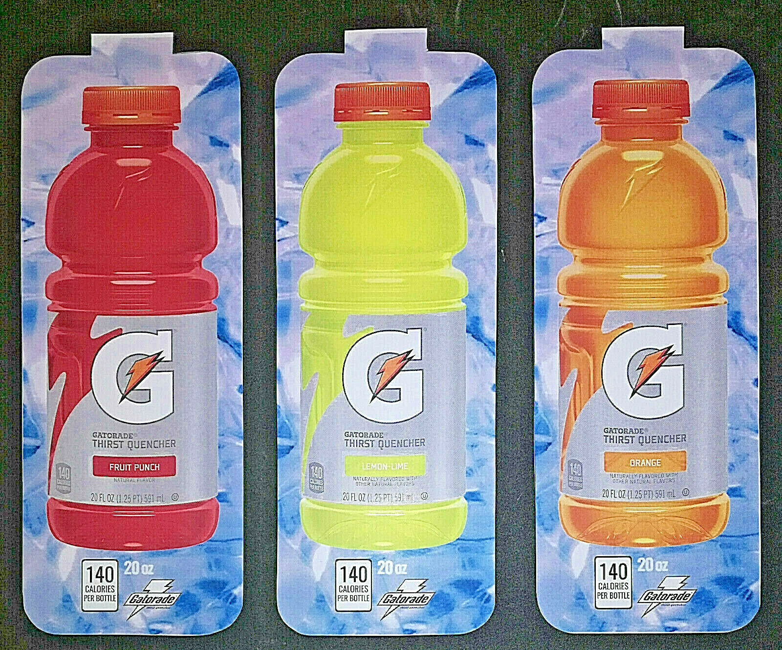 Royal Vendors Chameleon CUSTOM "Gatorade" 20 oz Bottle Vend Label (Flavor Strip)