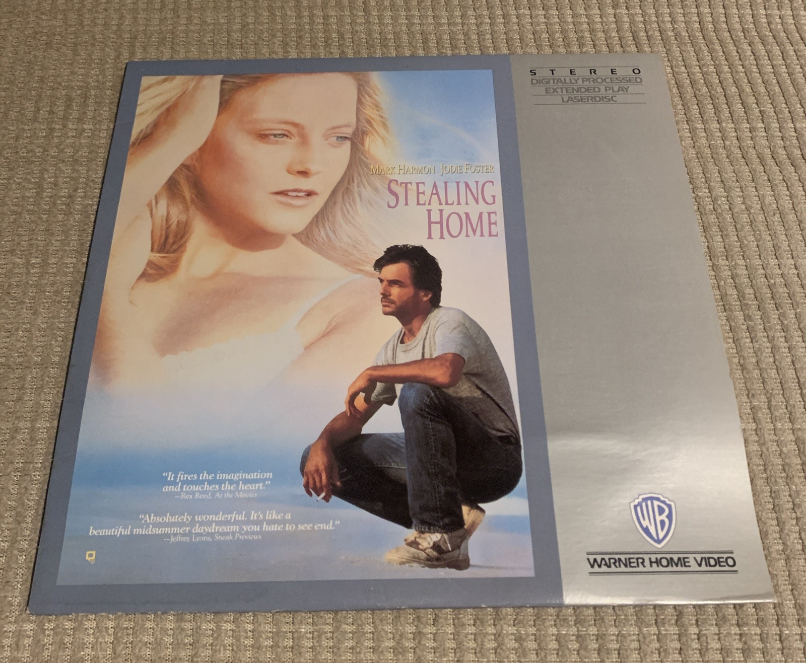 Stealing Home (Laserdisc) MARK HARMON JODIE FOSTER GREAT FILM RARE!