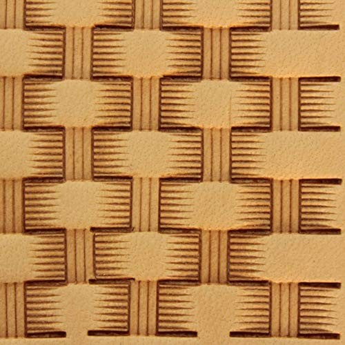 DandS ltd Leather Stamp Tool Basket Weave Professional Steel Craft Tool Leatherw