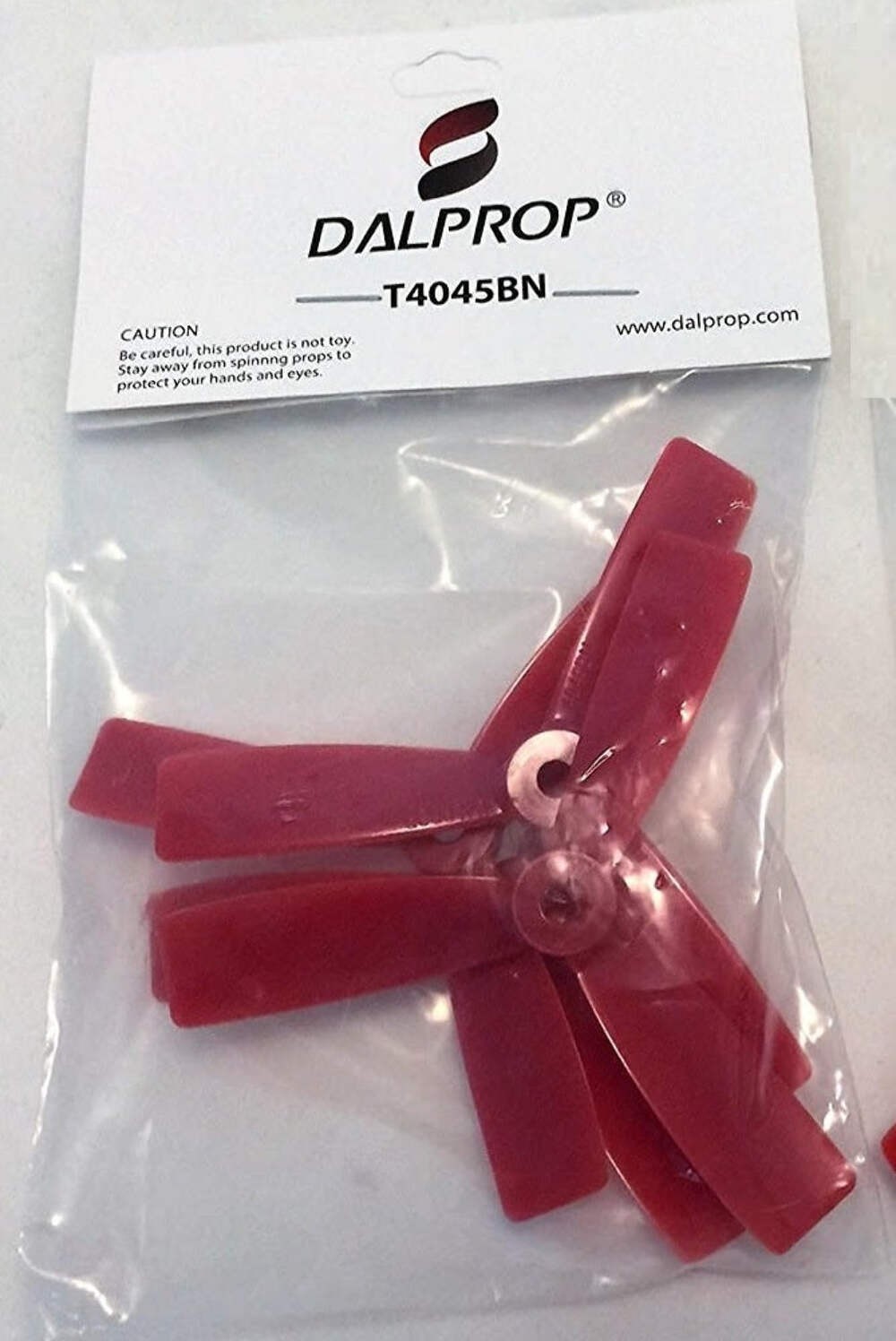 DALprop Tri 3 Blade Bullnose Propellers 2L2R Red T4045