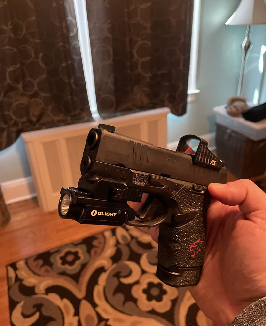 Spike Mini Red Dot Sight For Springfield Hellcat OSP with Shield RMSC footprint