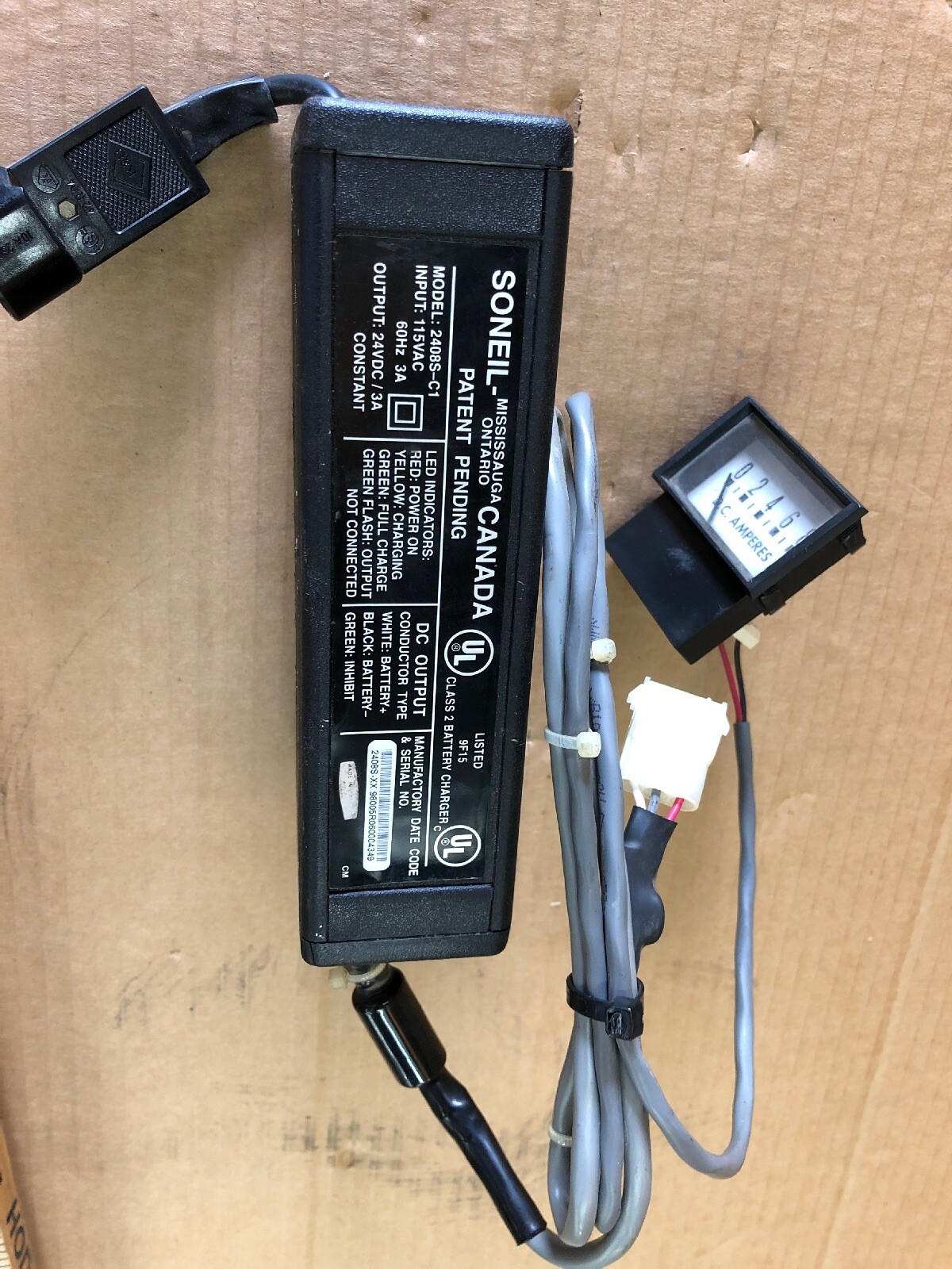 Charger Soneil 2408-C 24 Volt Rascal