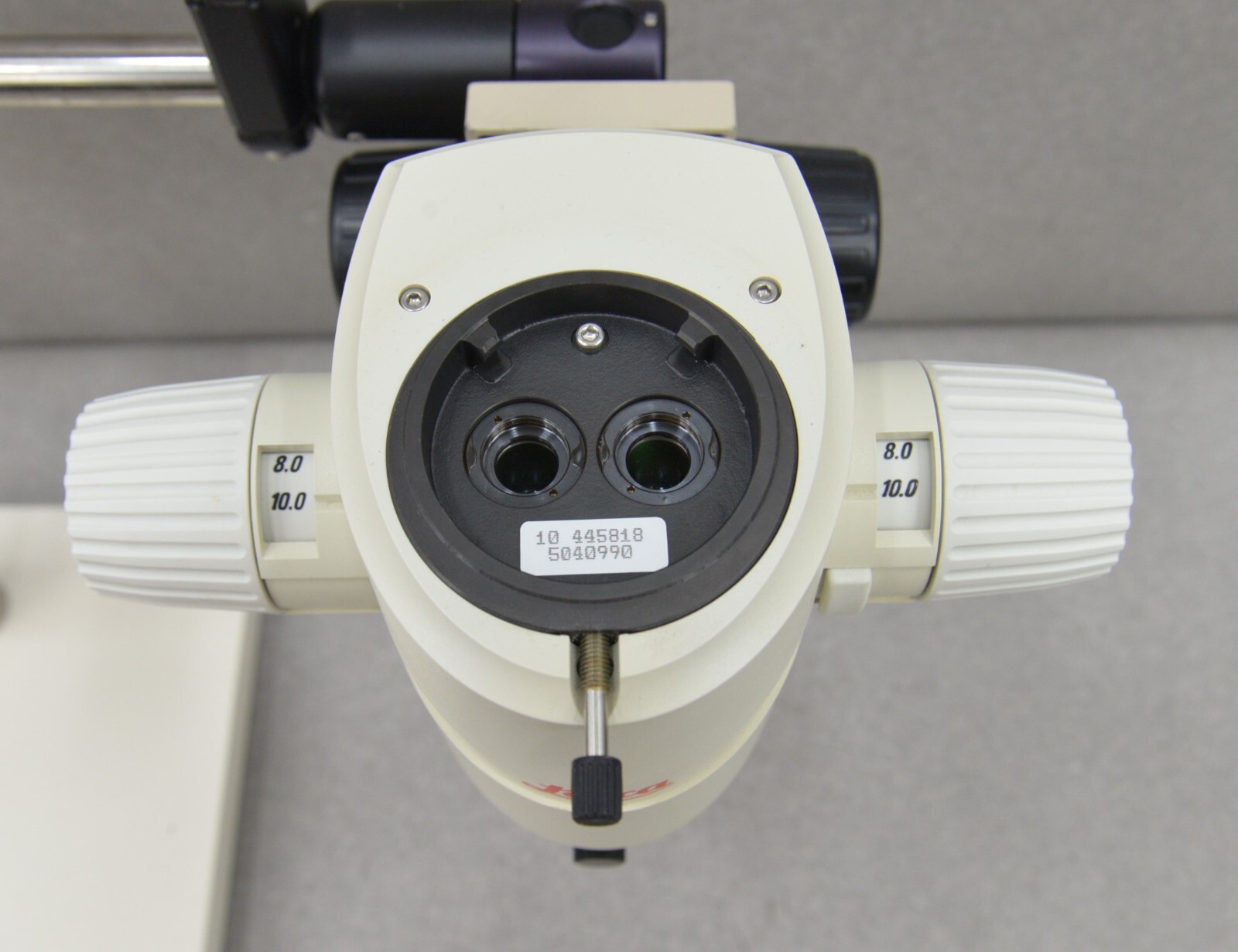Leica MZ12 Binocular Stereo Zoom Microscope on Diagnostic Instruments Boom Stand