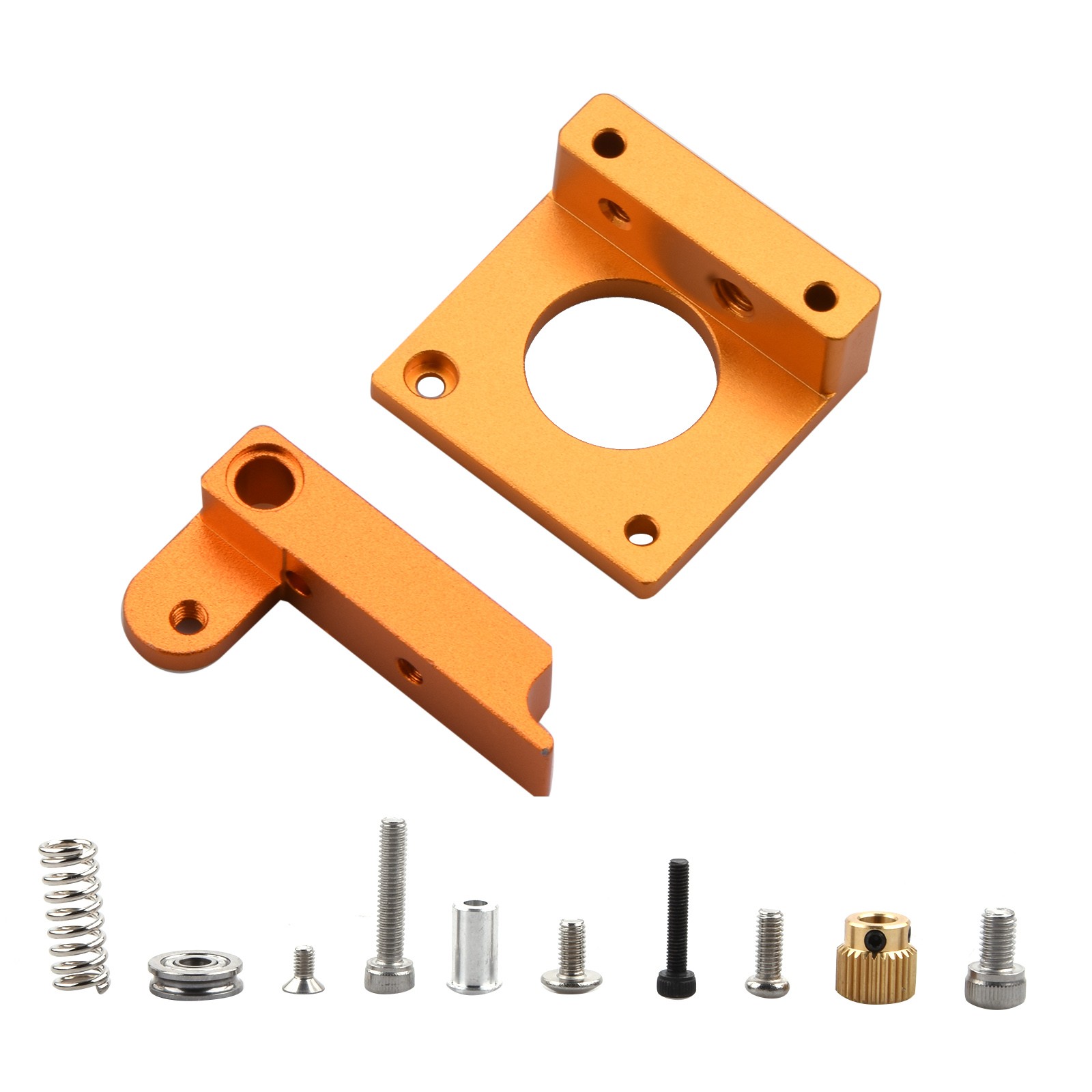 New MK8 Extruder Aluminum Block Right Left Hand For 1.75mm Filament 3D Printer g