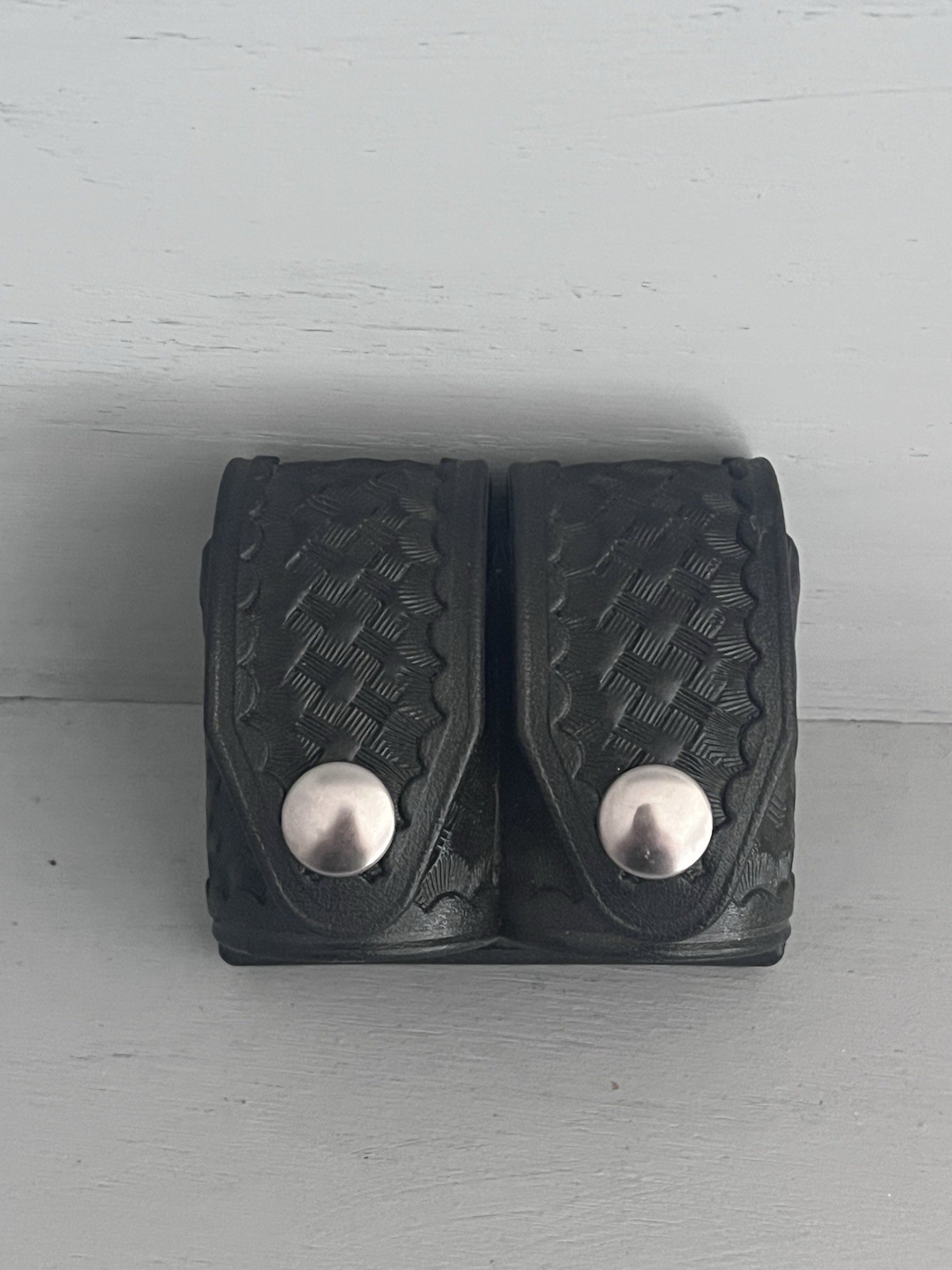 HKS Black Basketweave Speedloader Case - New