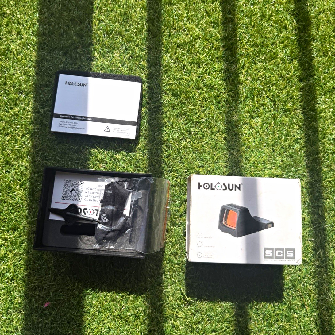 HOLOSUN SCS Solar Powered Green Dot Sight