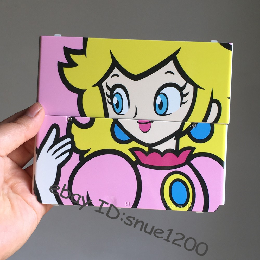 Custom Nintendo New 3DS Replacement Top Bottom Shell - Princess Peach Design Hot