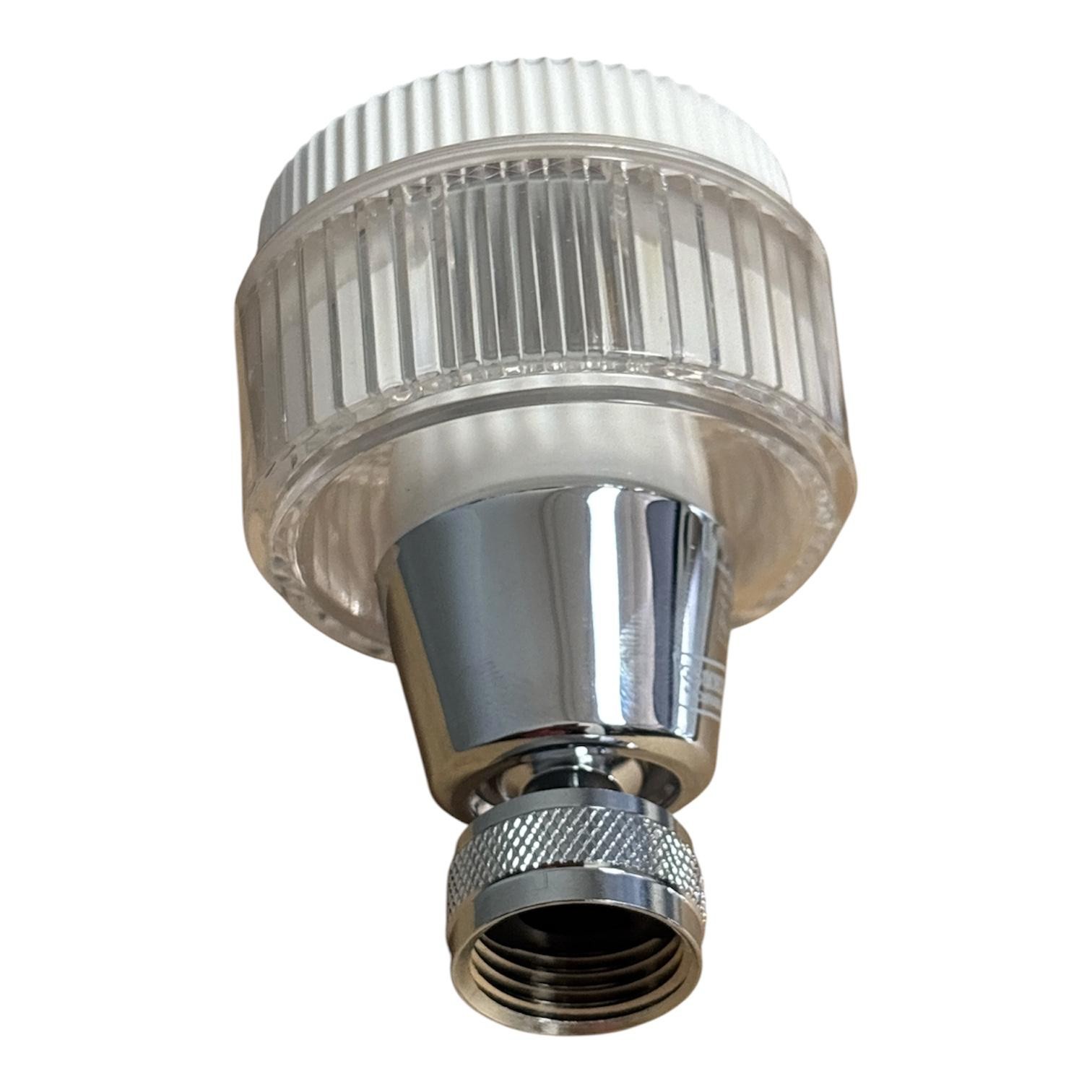 1-Spray 2.6 in. Single Wall Mount Low Flow Fixed Shower Head in Chrome