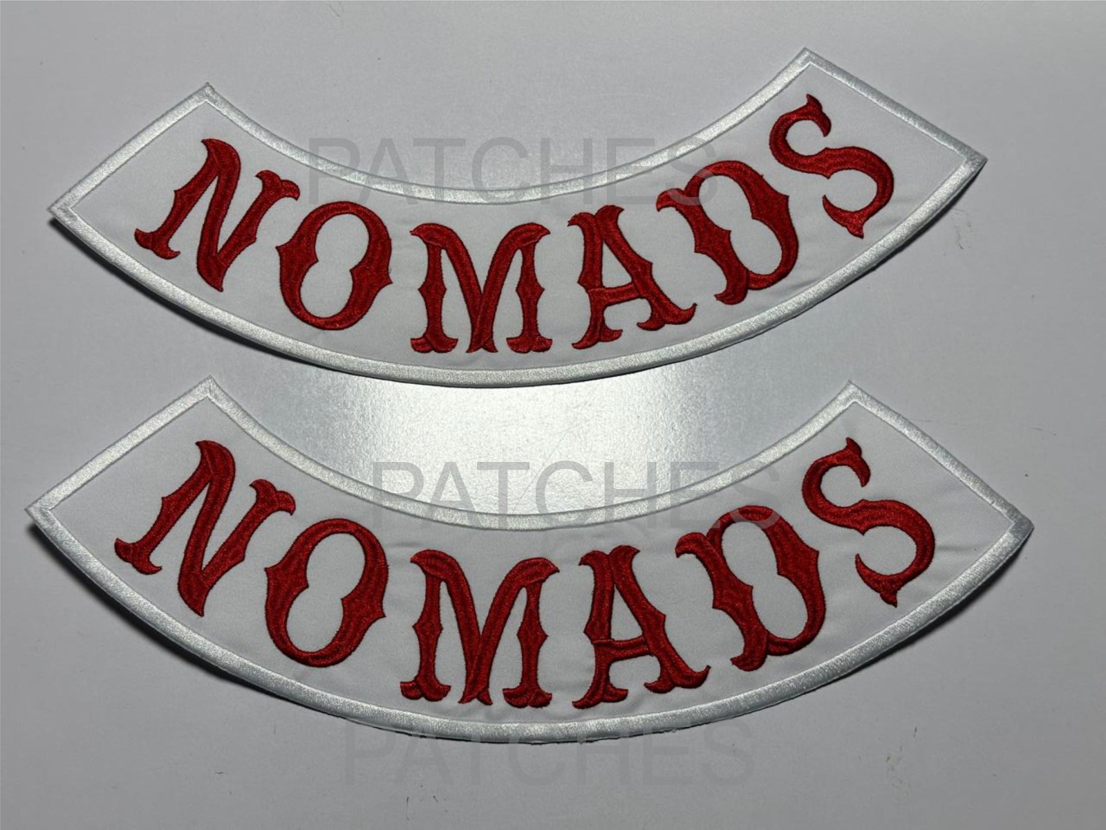 Nomads Rocker Embroidered Motorcycle Biker Patch 13.76"x3.10" Iron On Sew On