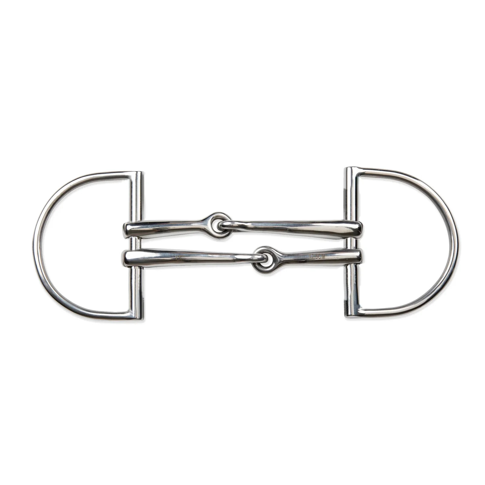 Shires Hunter Dee Offset Double Jointed Stainless Steel Horse Bit - Multiple