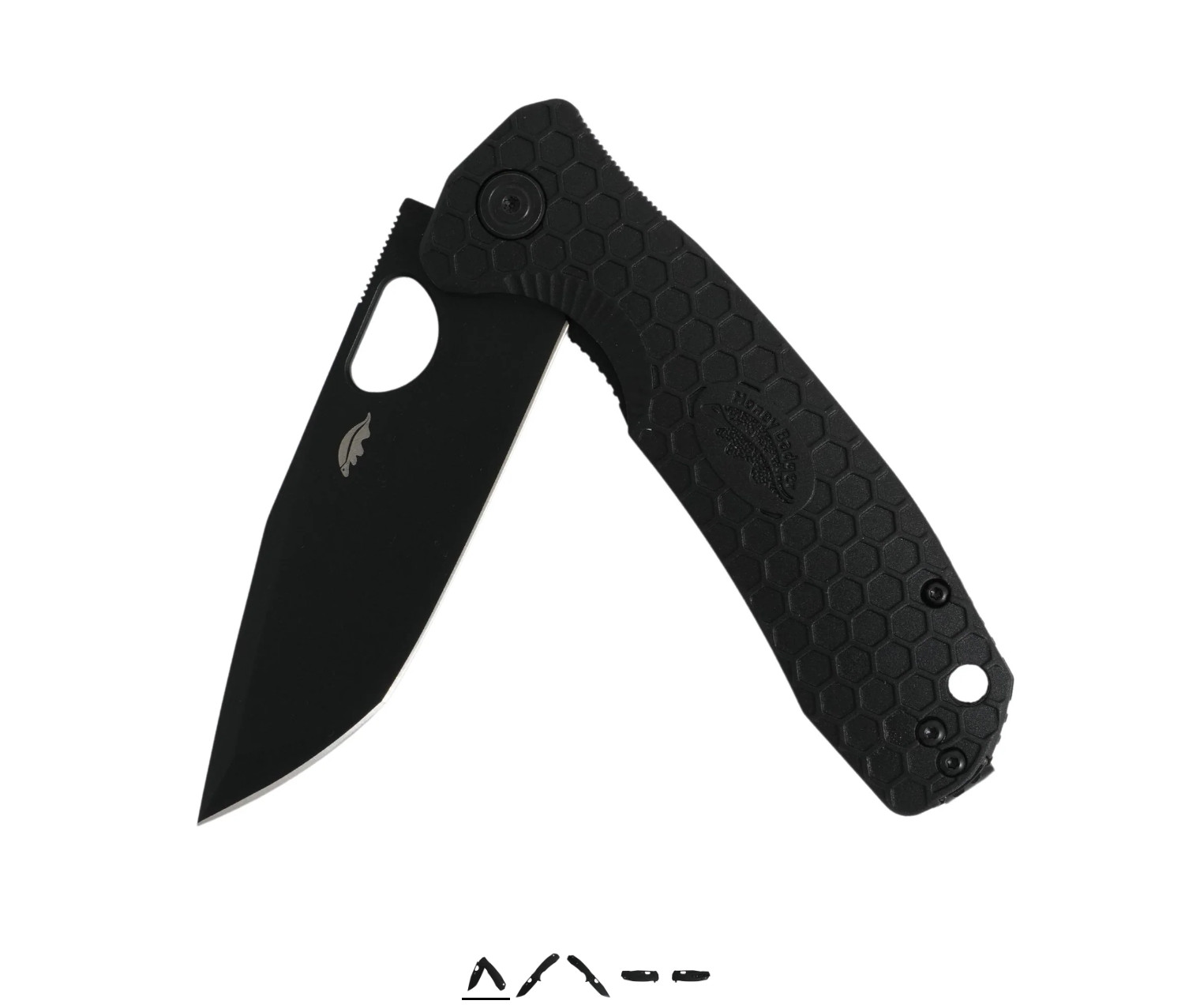 Honey Badger Large Tanto Kinfe - D2 Steel - Black Blade - NEW