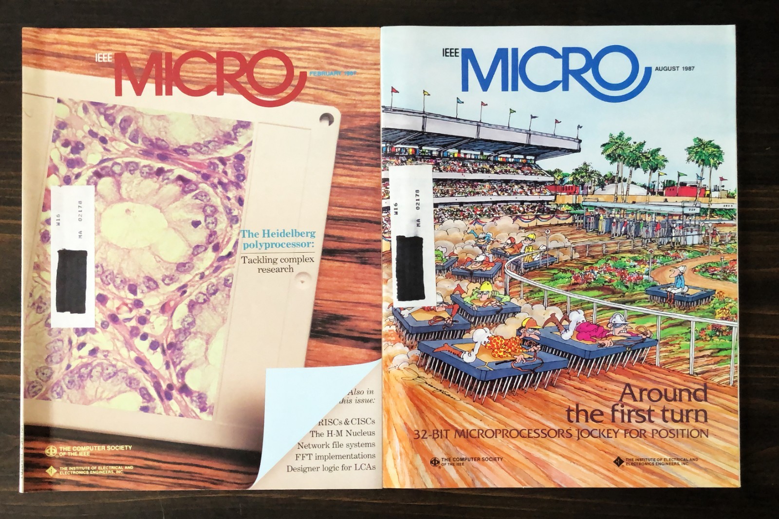 1987 IEEE Micro Magazine - Lot of 2